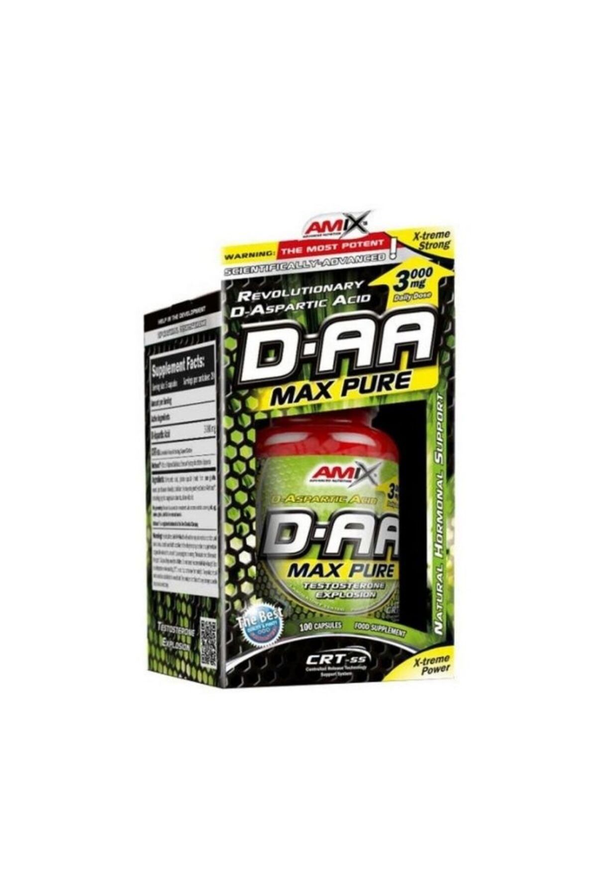 AMIX DAA D Aspartic Acid 100 Caps 3000 MG