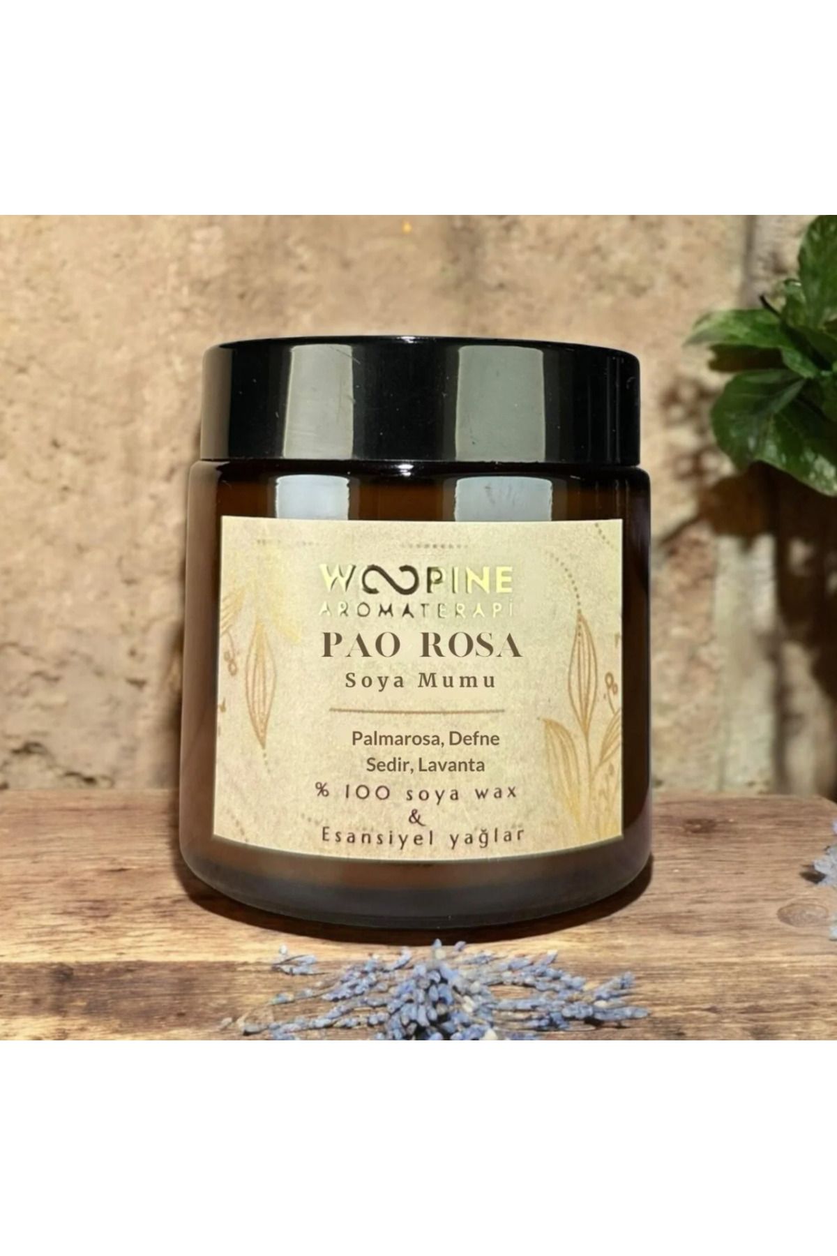 Woopine Aromaterapi Pao Rosa Soya Mumu -100 ml