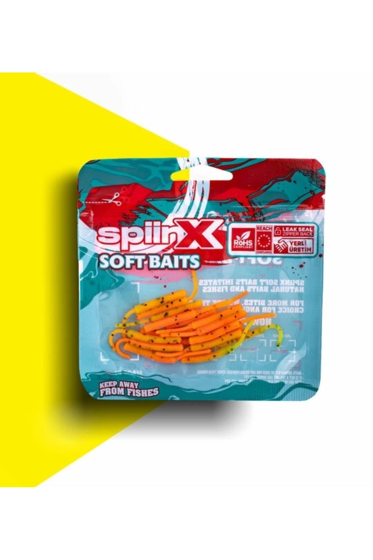 SpiinX BABY FISH SİLİKON 4.5CM 18P Renk: Fire Tiger
