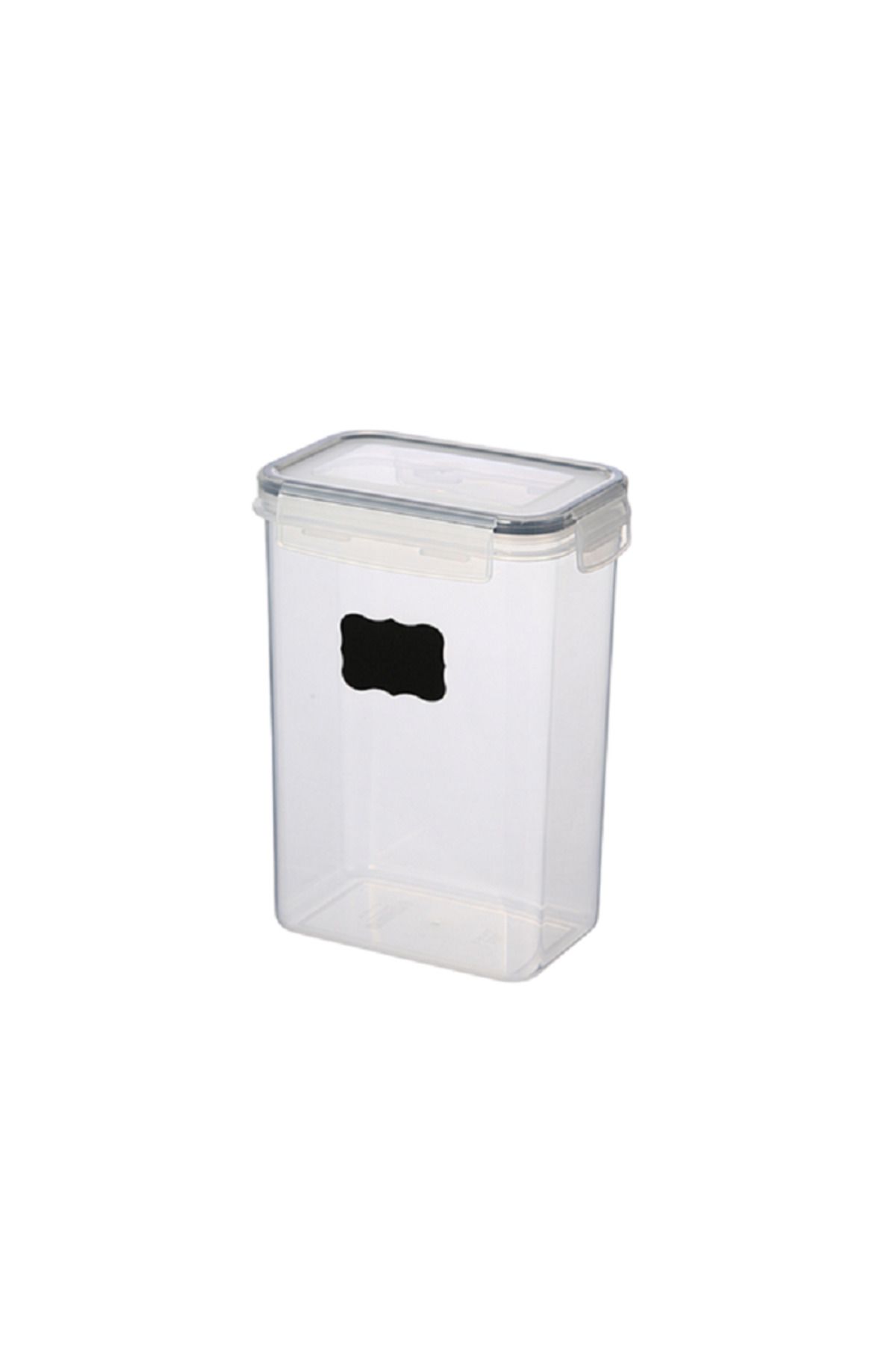Felli-Rectangular Food Storage Container with Chalkboard Clear 2 Liter PP + SILICONE 2