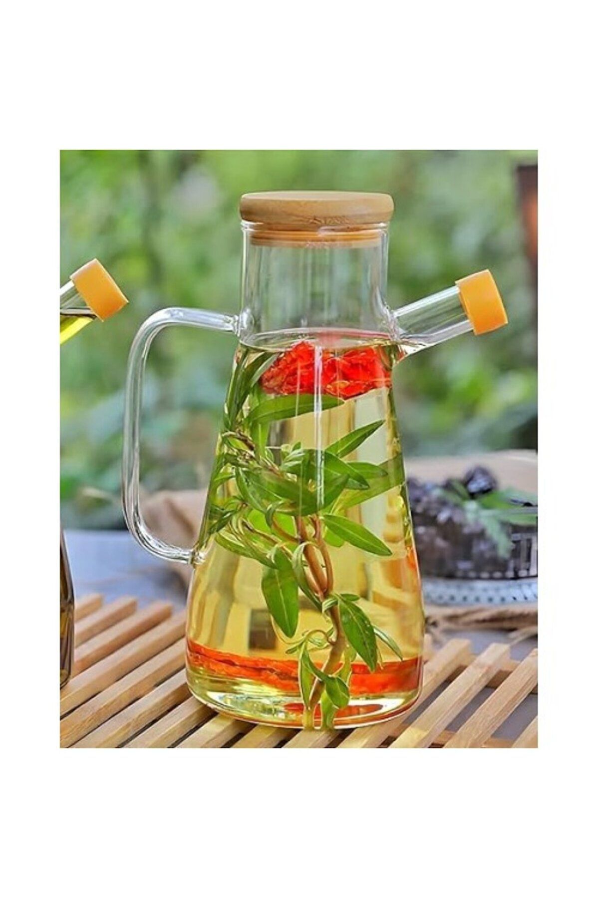 Linarx Borosilikat Cam 900 ml. Yağdanlık
