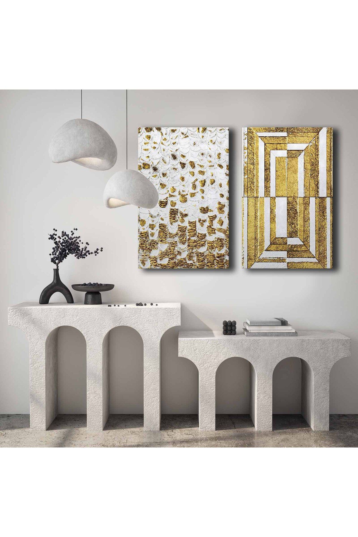 Özgül Grup 2 PARÇA 45x70 CANVAS TABLO
