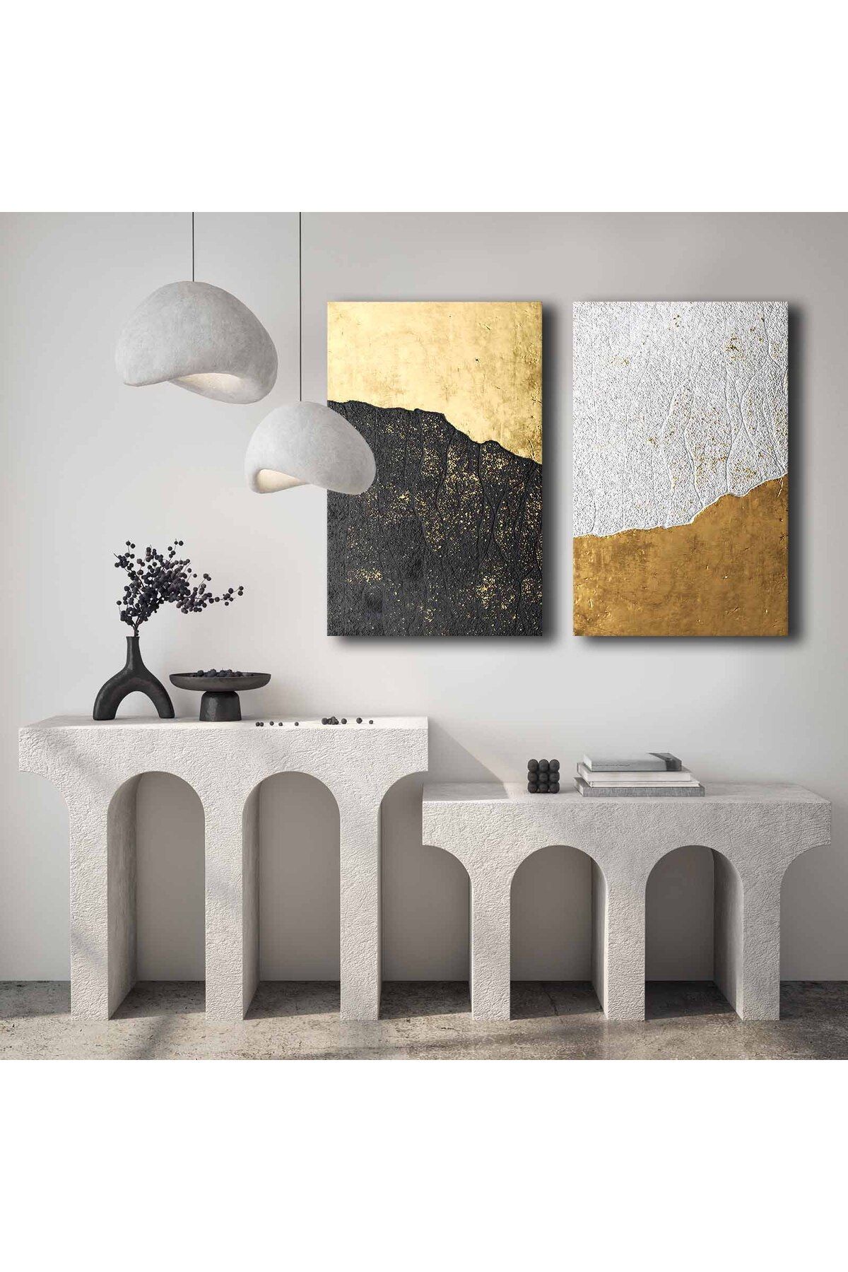 Özgül Grup 2 PARÇA 45x70 CANVAS TABLO