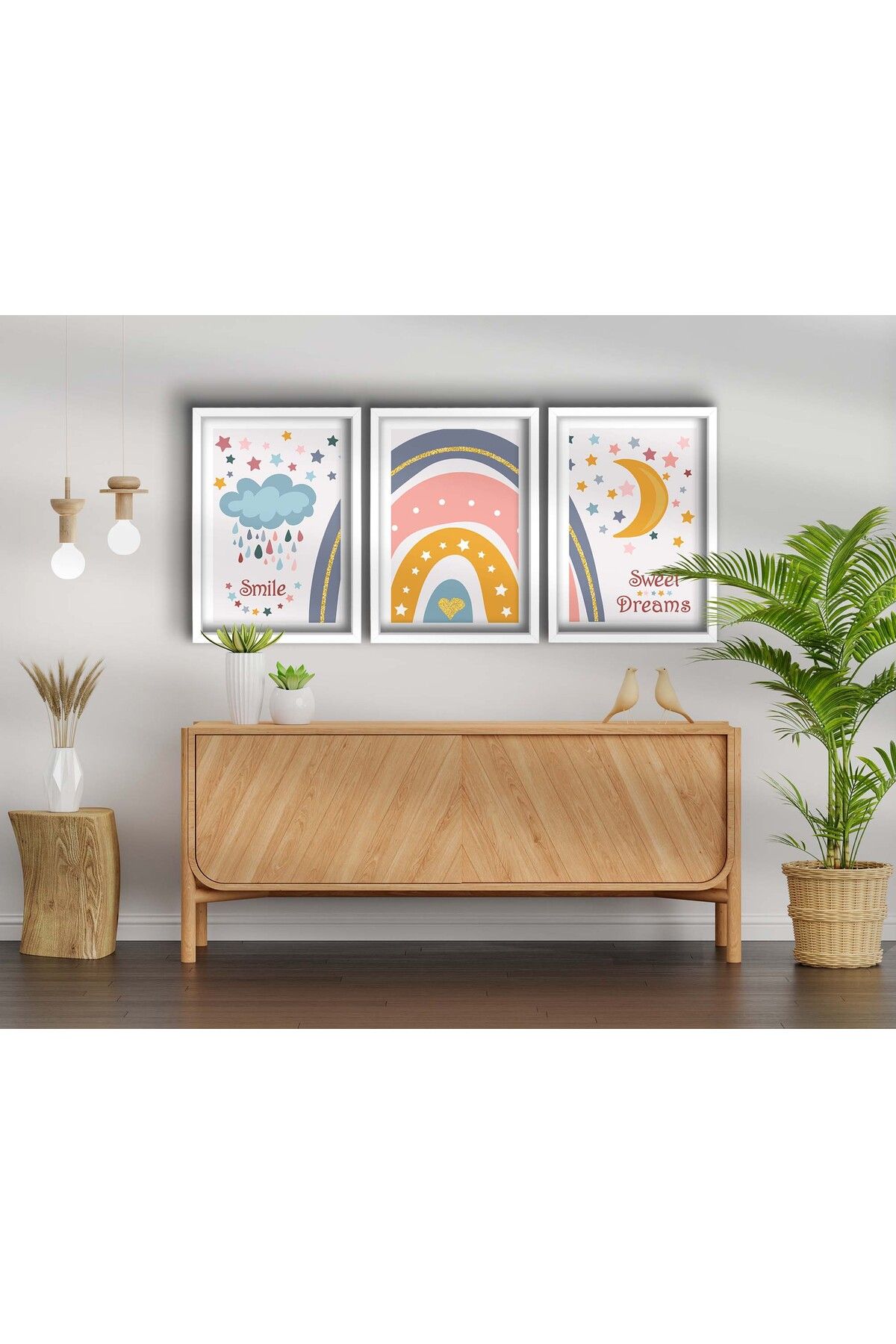 Özgül Grup 3 PARÇA 38x53 ÇERÇEVELİ TABLO