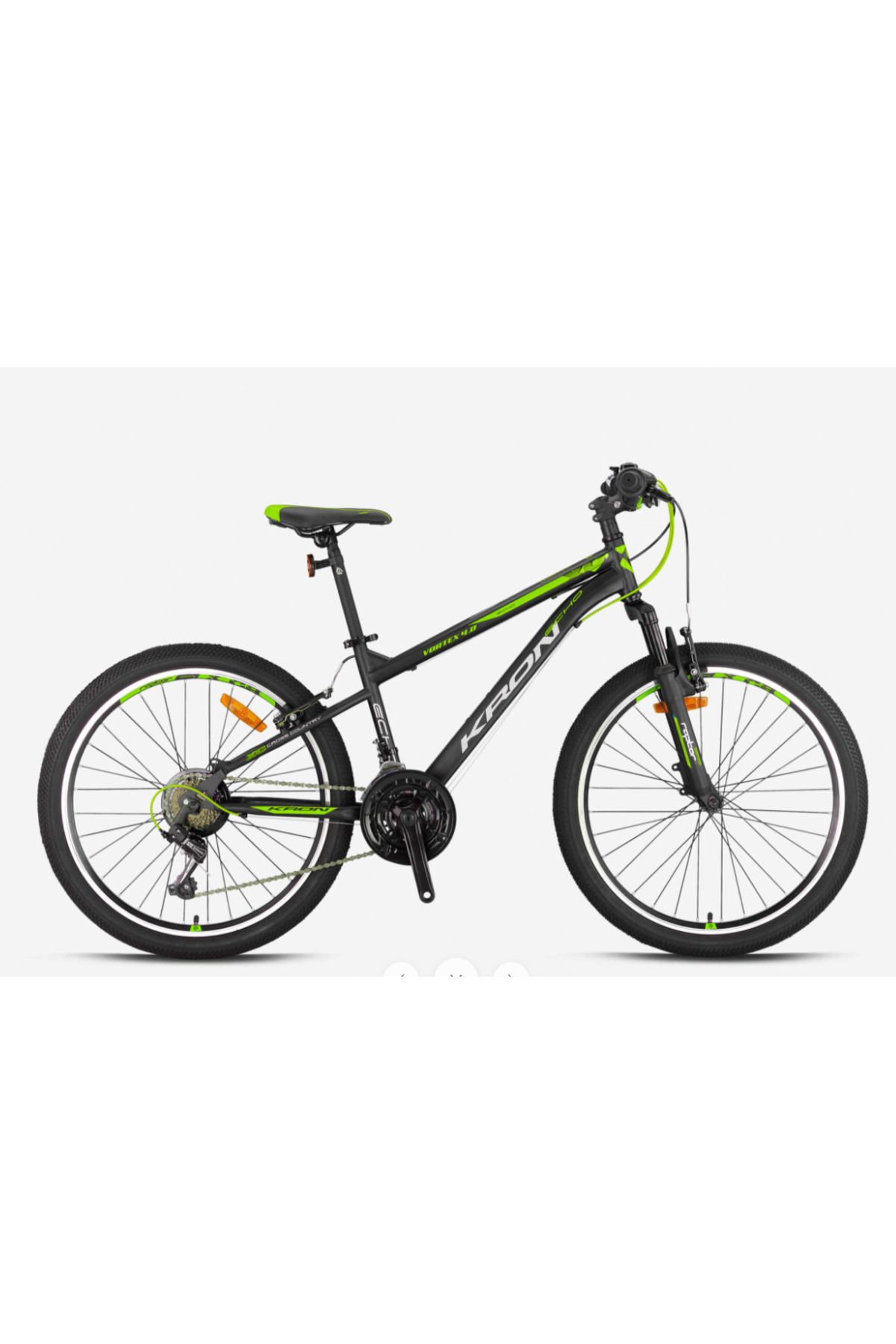 Kron VORTEX 4.0 24 JANT V-FREN SİYAH-SARI BİSİKLET