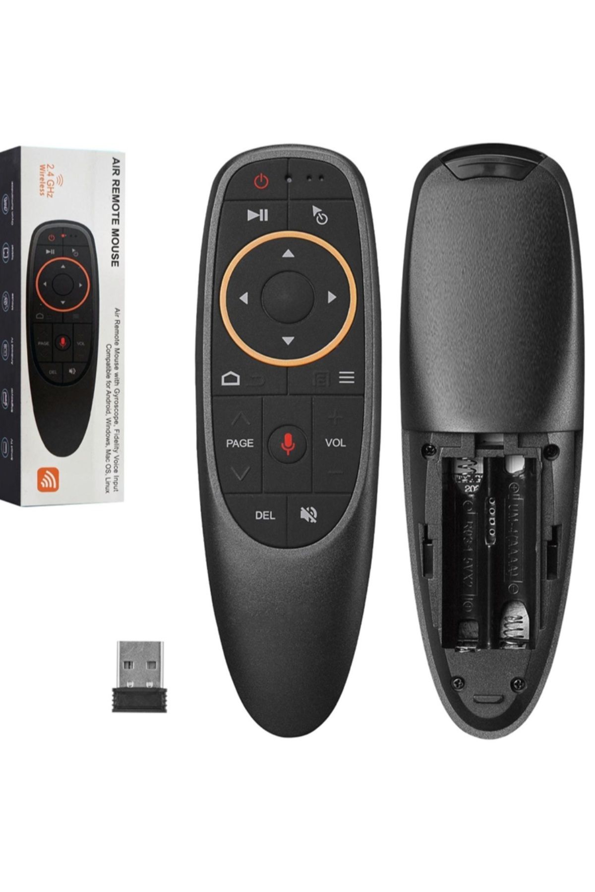 Poke Fly air mouse ses komutlu smart tv akıllı kumanda