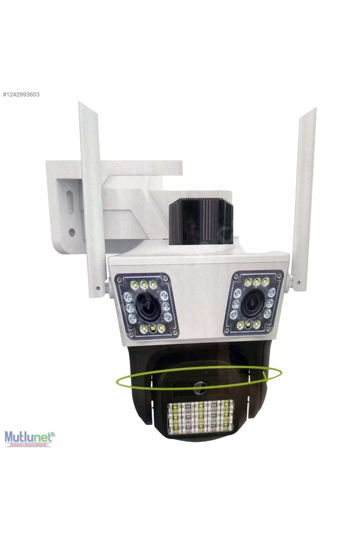 MutNex APX-WP490 9MP 3.6mm ÜÇ KAMERALI 42 LED WİFİ PTZ KAMERA