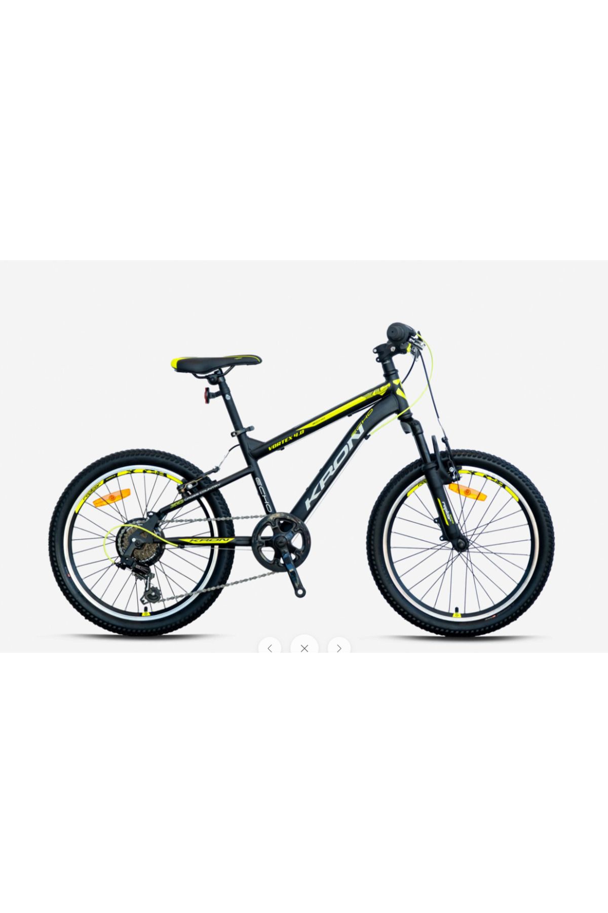 Kron VORTEX 4.0 20 JANT SİYAH-SARI BİSİKLET