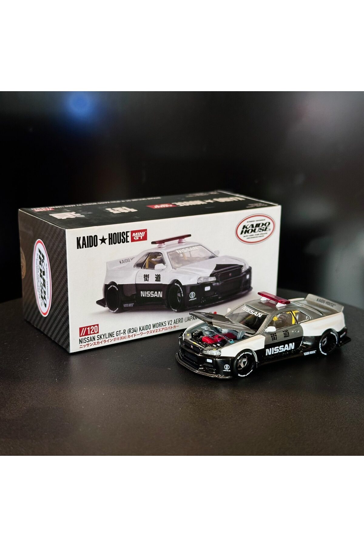 mini gt Chase Kaido House X Mini Gt Nissan Skyline Gt-r R34 Kaido