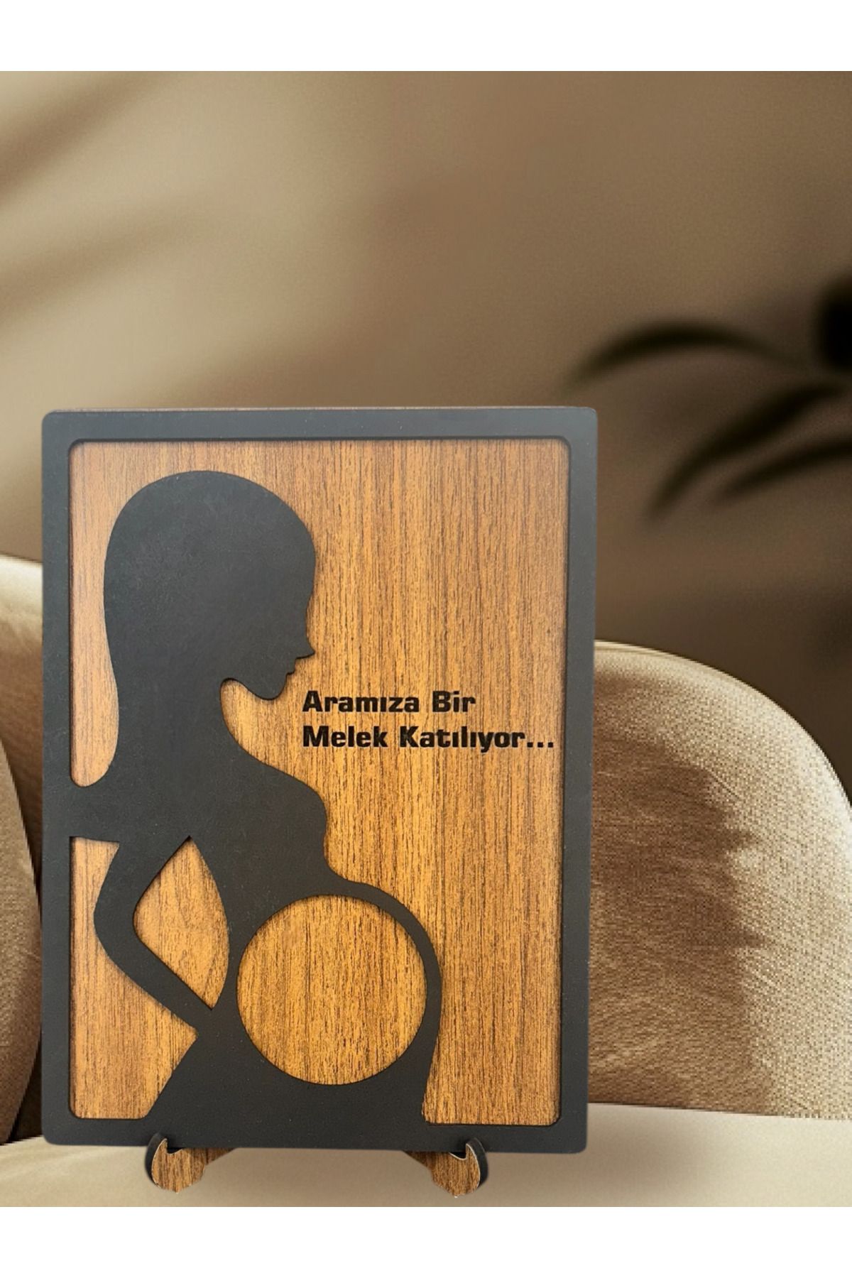 Home Lazer Kesim MDF Ultrason Fotoğrafı Koyulabilir Tablo