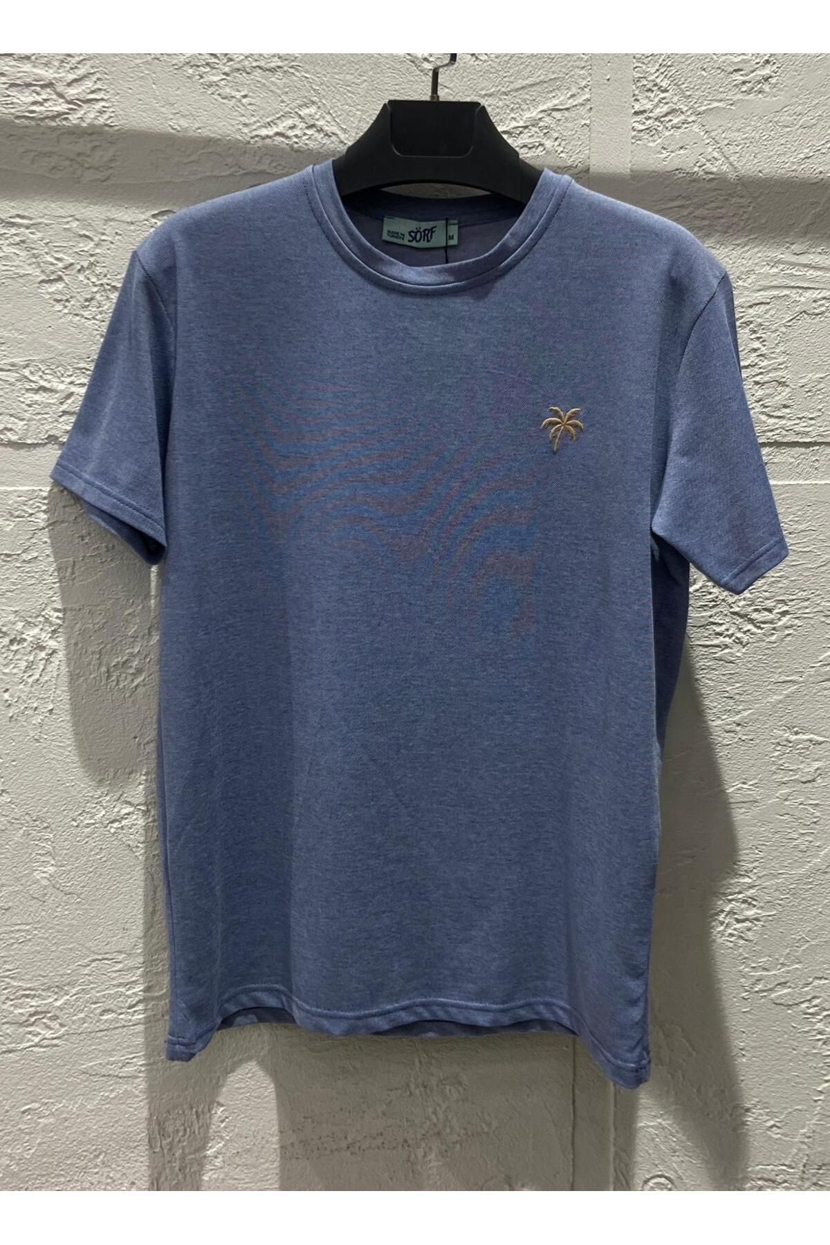 KAREA WEAR PALMİYE Nakışlı Oxford Tshirt