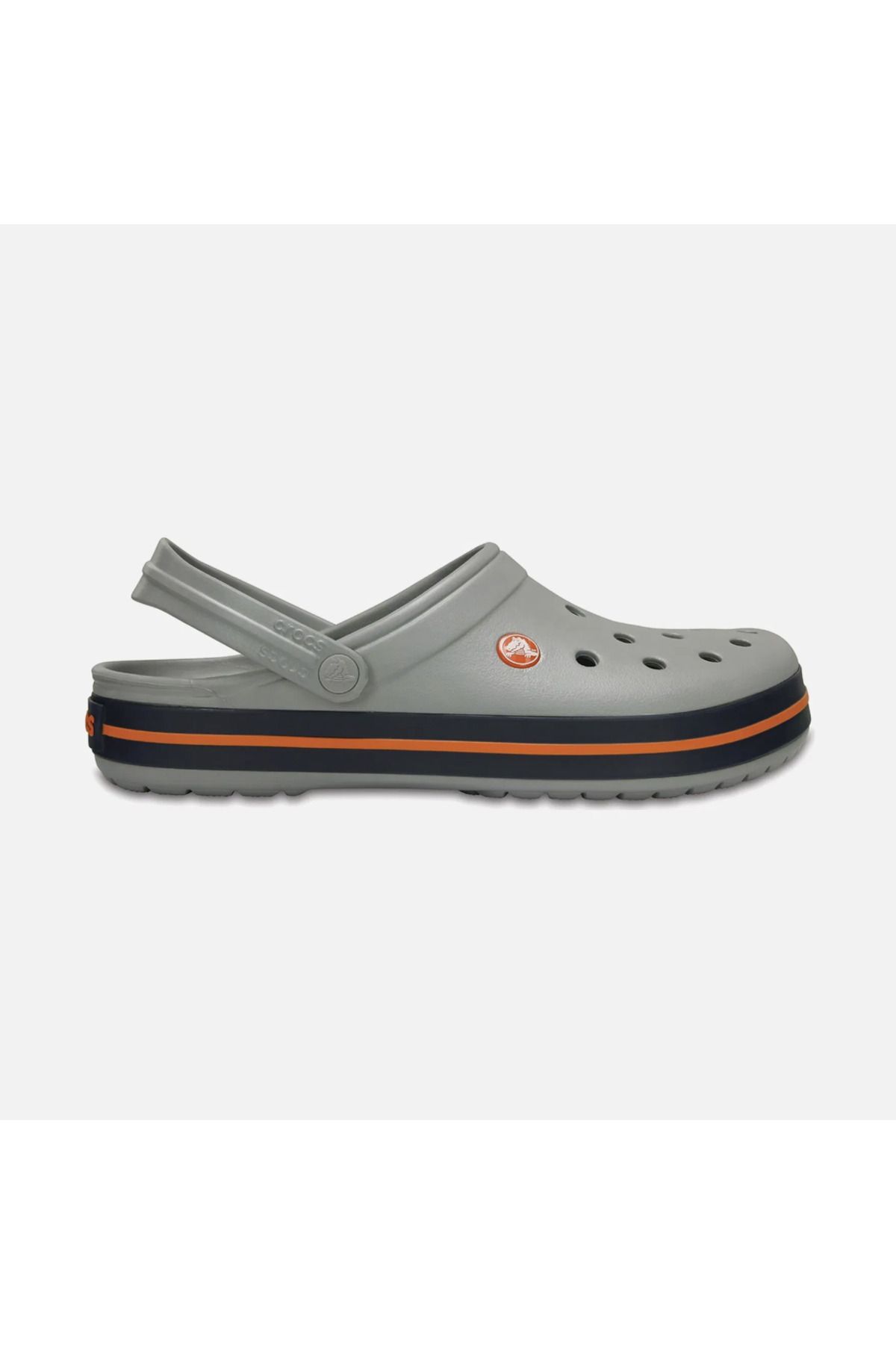 Crocs Crocband Gri Turuncu Unisex Spor Terlik