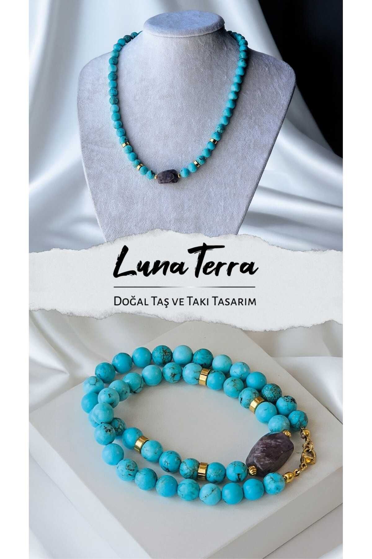 Lunaterra Luna Seri No 7 Doğaltaş Kolye