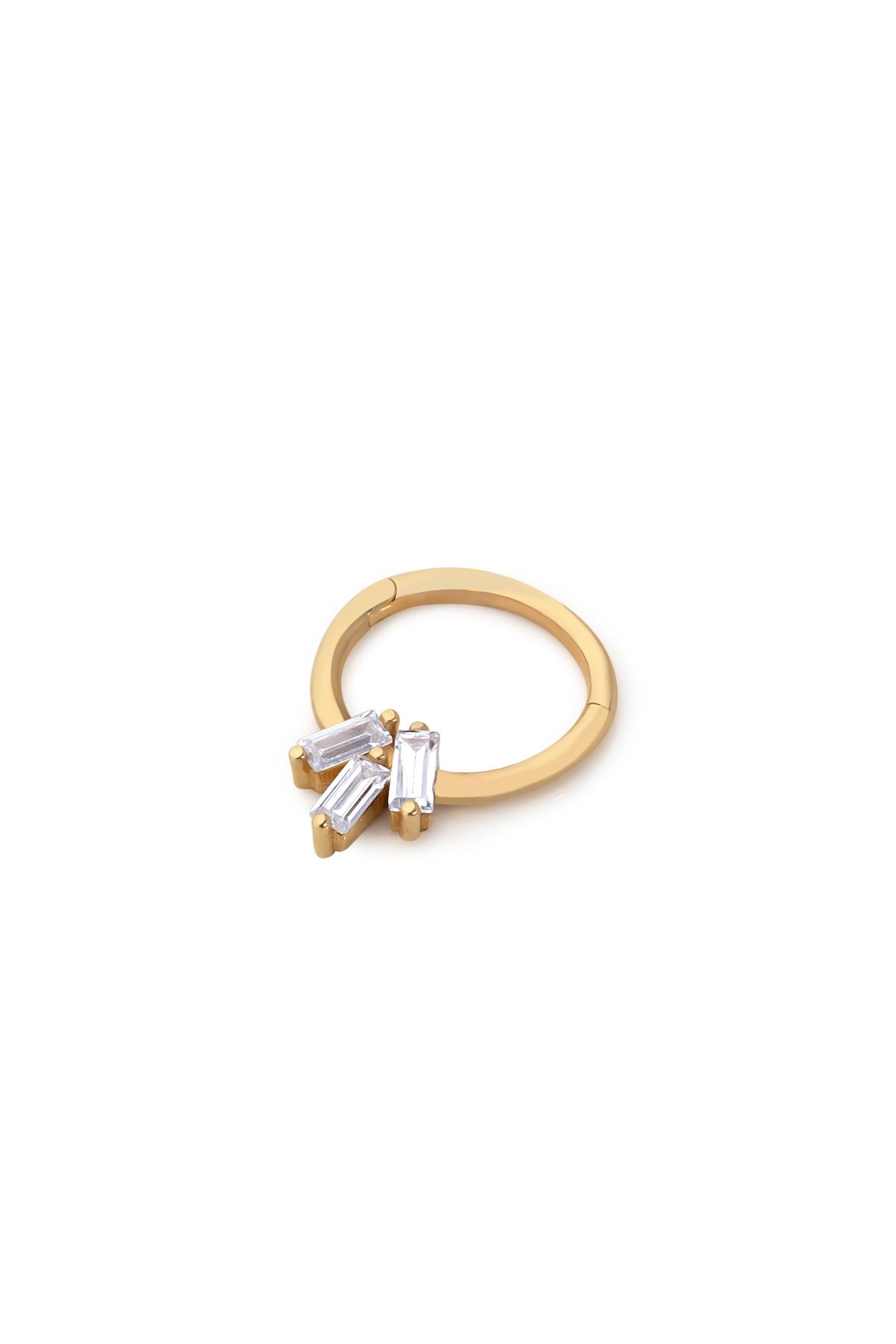 Fay Yamaner 14 Ayar Altın Markiz Taşlı Helix Piercing