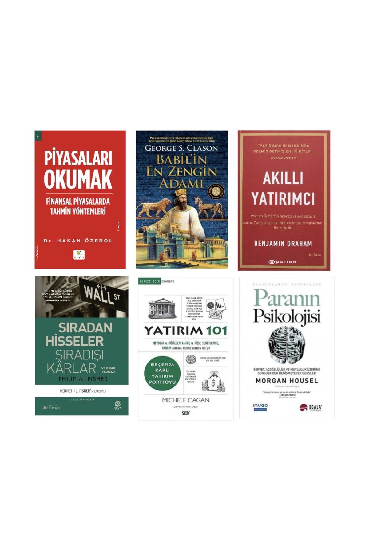 Scala Yayıncılık piyasalari okumak + babilin en zengin adami + akilli yatirimci + siradan hisseler siradisi karlar +