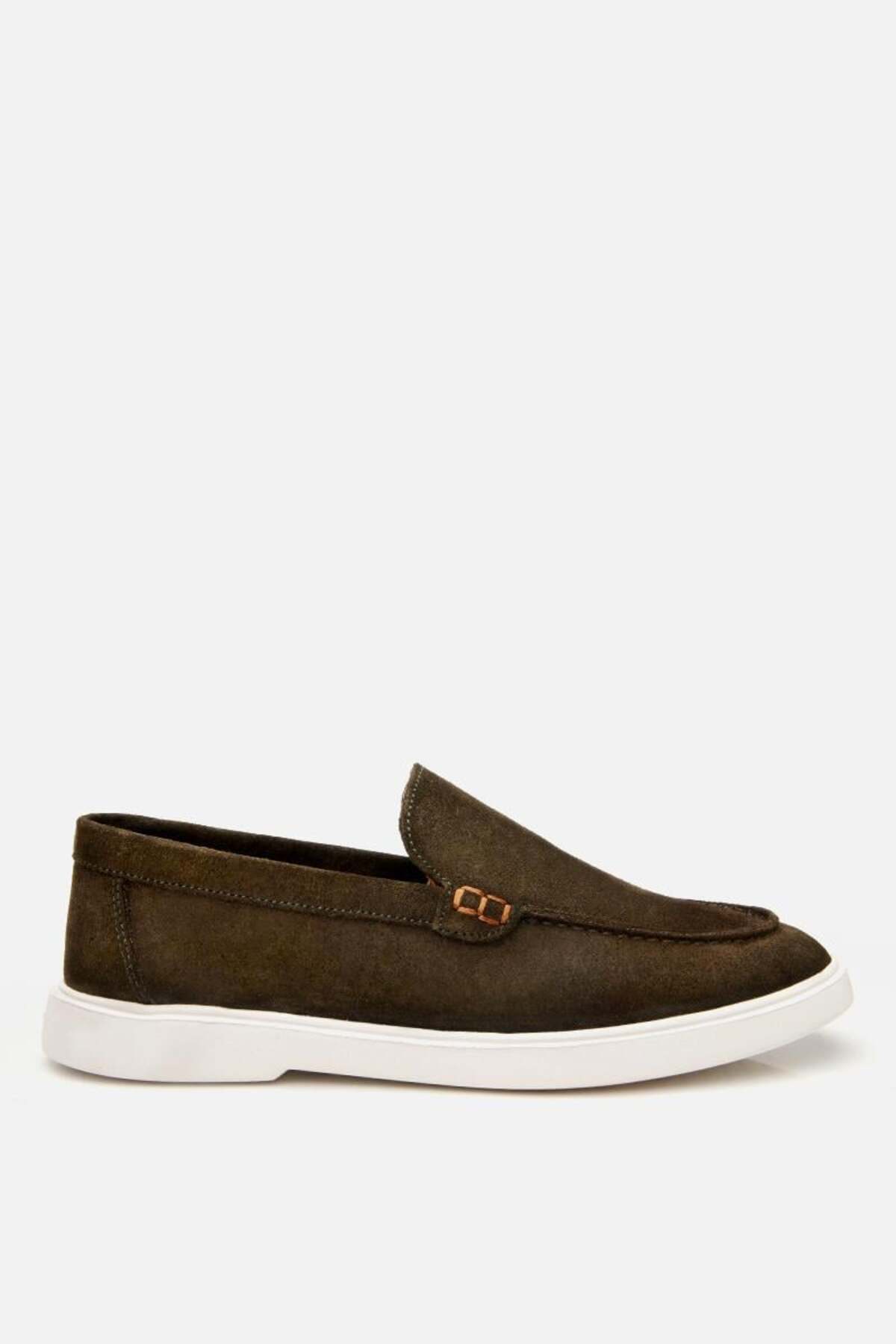 Yaya by Hotiç Yeşil Erkek Loafer Ayakkabı 02AYY308530A840