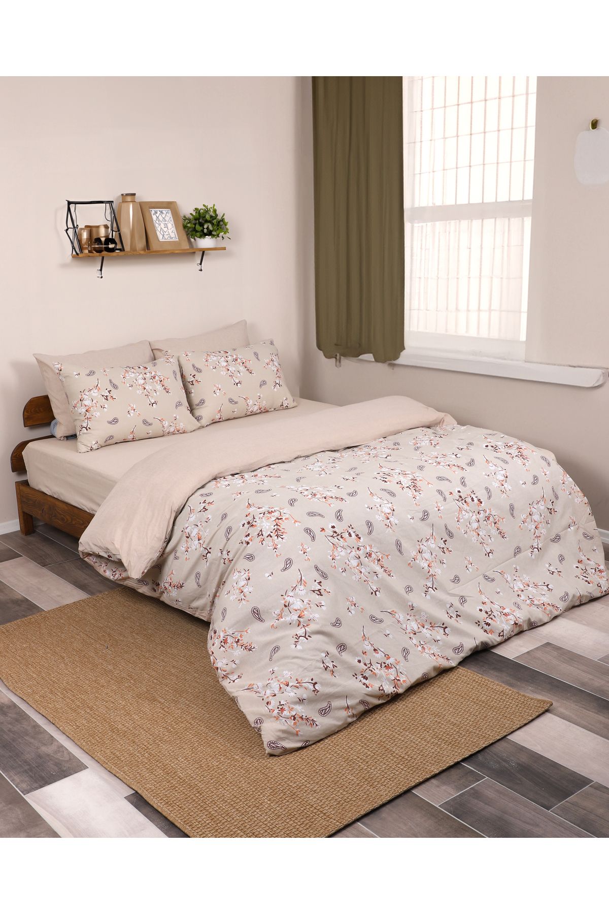 ENESSA Çift Kişilik Nevresim Seti 200*220 cm Nevresim + 2 adet Yastık kılıfı