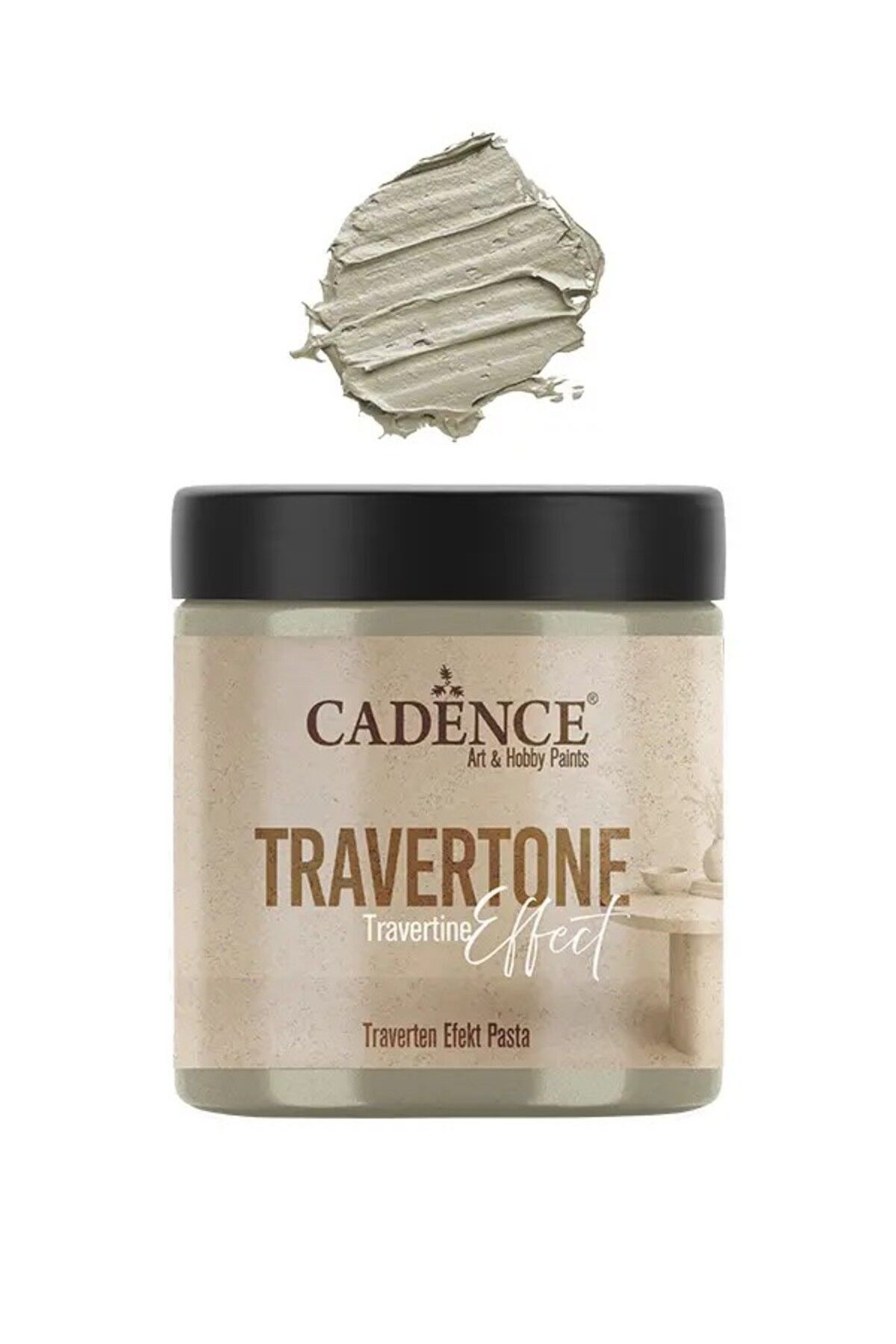 Cadence TRV05 Toprak Traverten Efekt Pasta 250ML - Cadence Traverten Rölyef Pasta