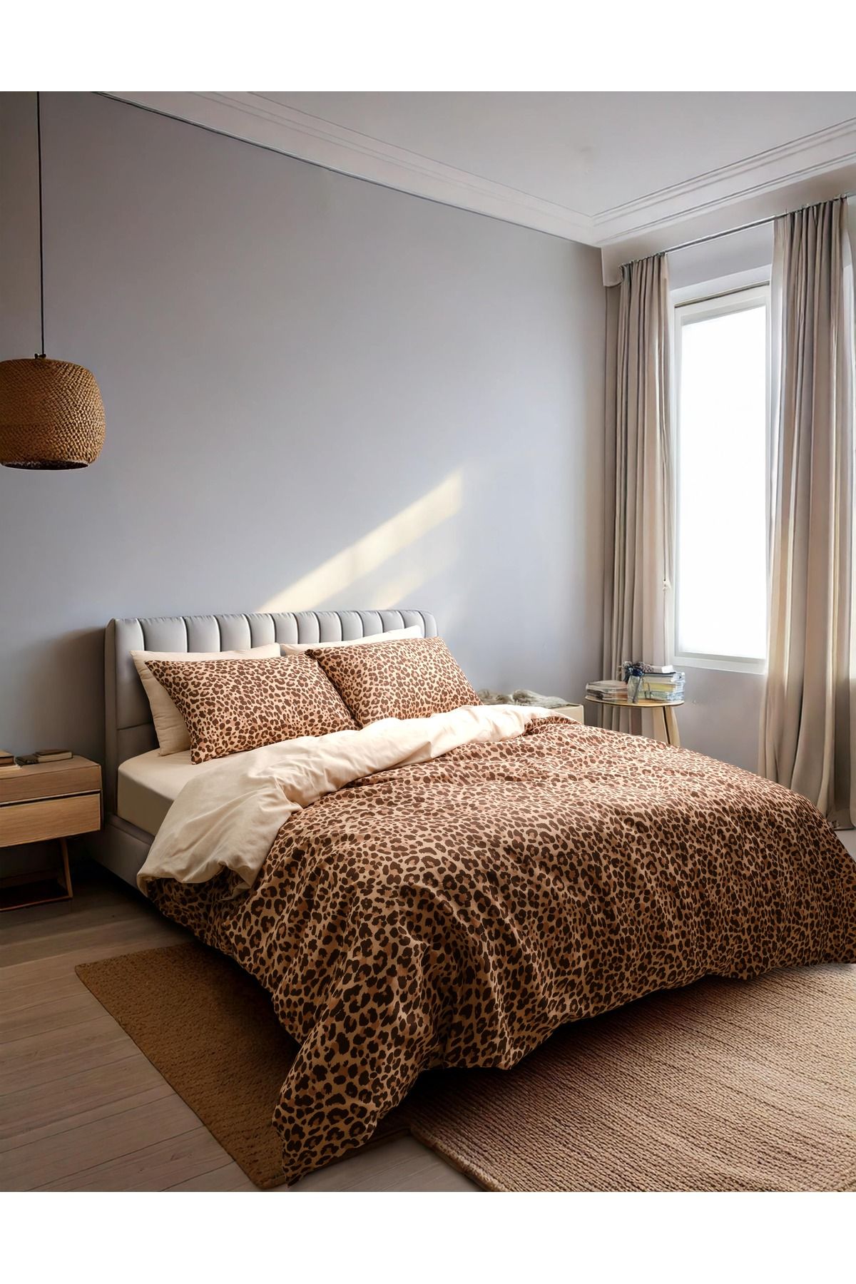 ENESSA Çift Kişilik Nevresim Seti 200*220 cm Nevresim + 2 adet Yastık kılıfı