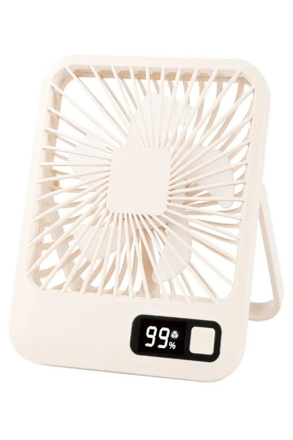 Apricot F11 Şarjlı 3 Kademeli Şarj Göstergeli Karışık Renkli Taşınabilir Masaüstü Usb Fan