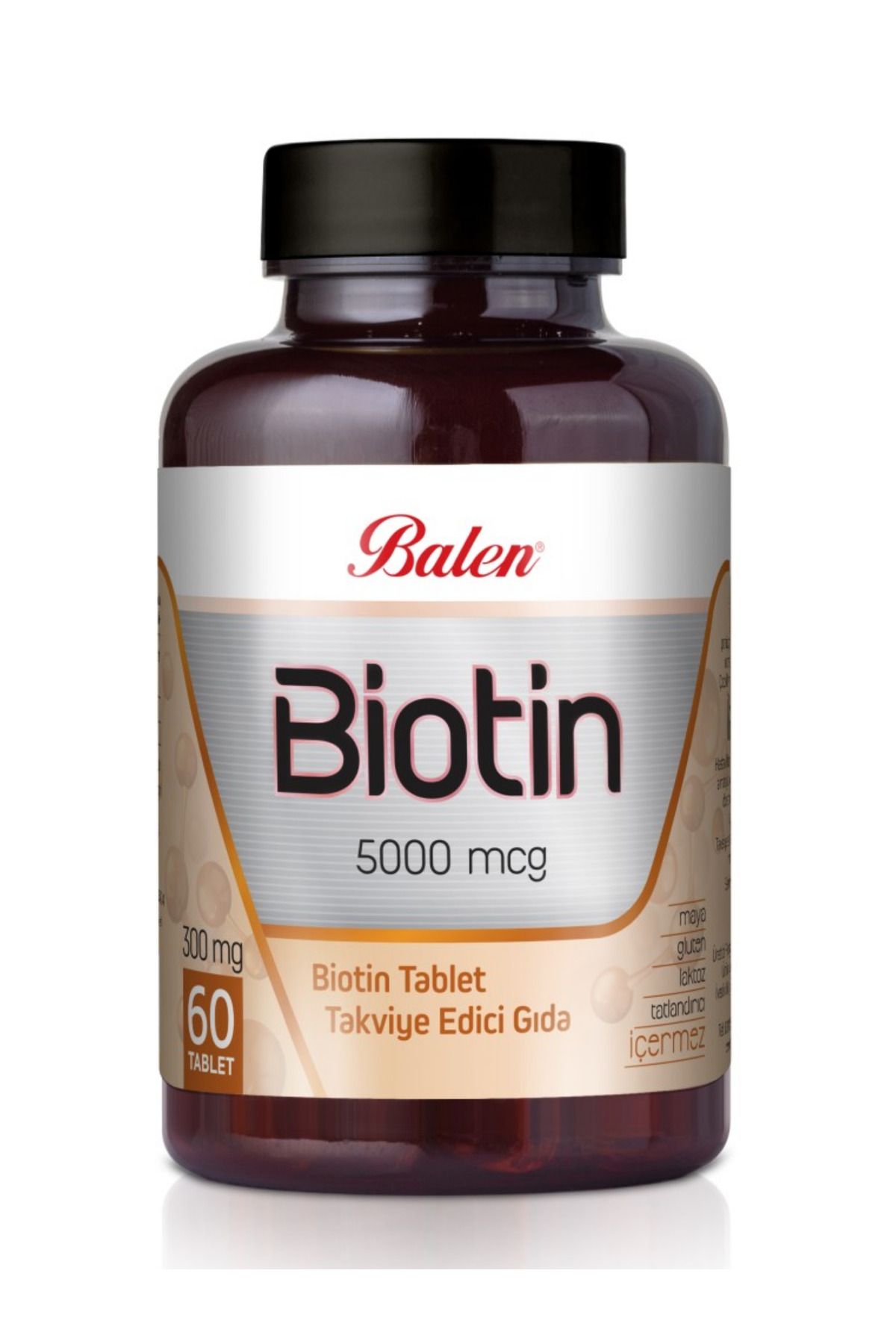 GÜLCE LOKMAN HEKİM AKTAR BALEN BİOTİN TABLET 300MG*60