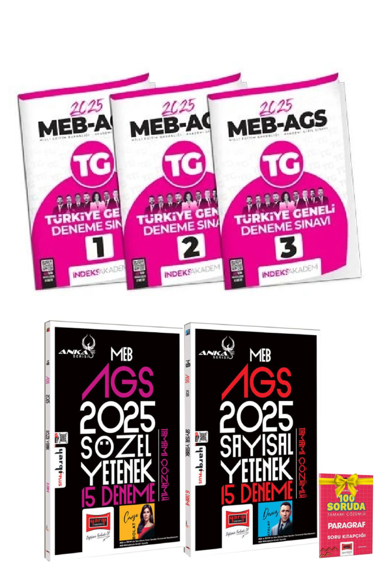 İndeks Akademi 2025 İndeks Akademi MEB AGS Türkiye Geneli Deneme Sınavı+Yargı MEB AGS Sayısal Sözel Denemeler