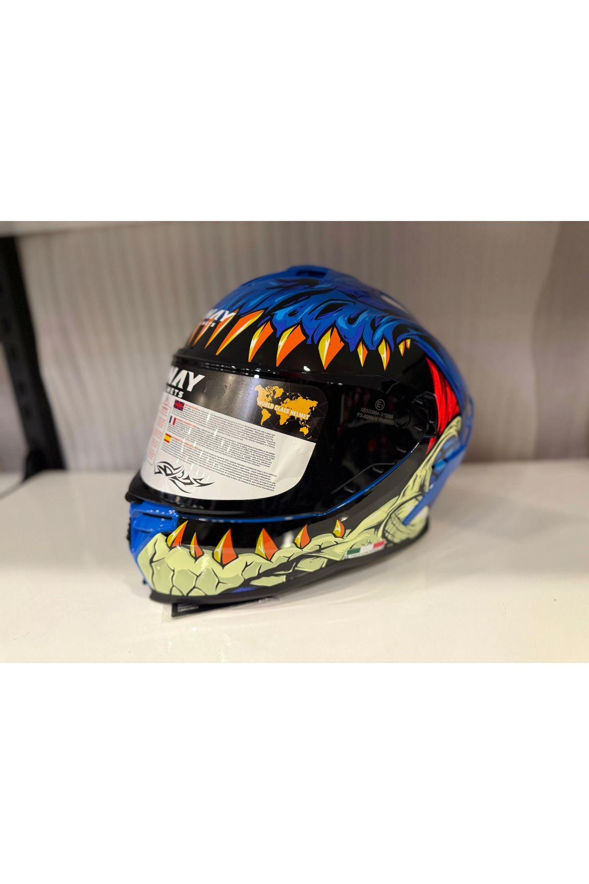 Sway KASK SWAY SW 867 STORM Blue Full Face