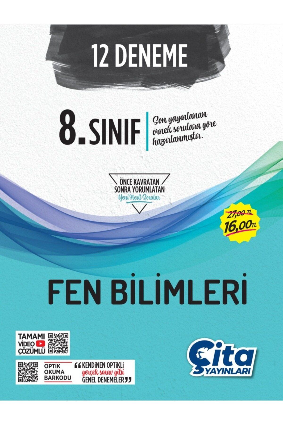 Pandül Yayınları Çita 8 Sınıf 12'Li Fen Bilimleri Branş Deneme 2020-2021