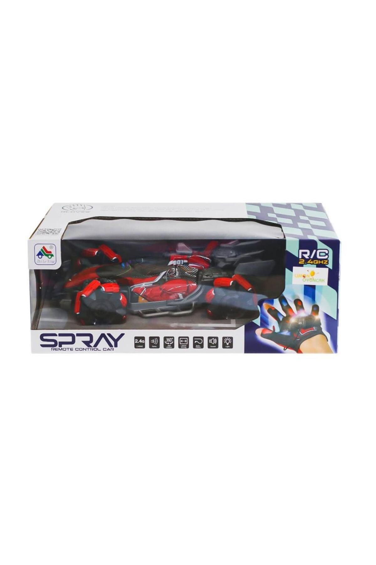 BLACK SPACE Nessiworld 21016 Kumandalı Şarjlı Sesli ve Işıklı Dumanlı Araba -Limon Oyuncak