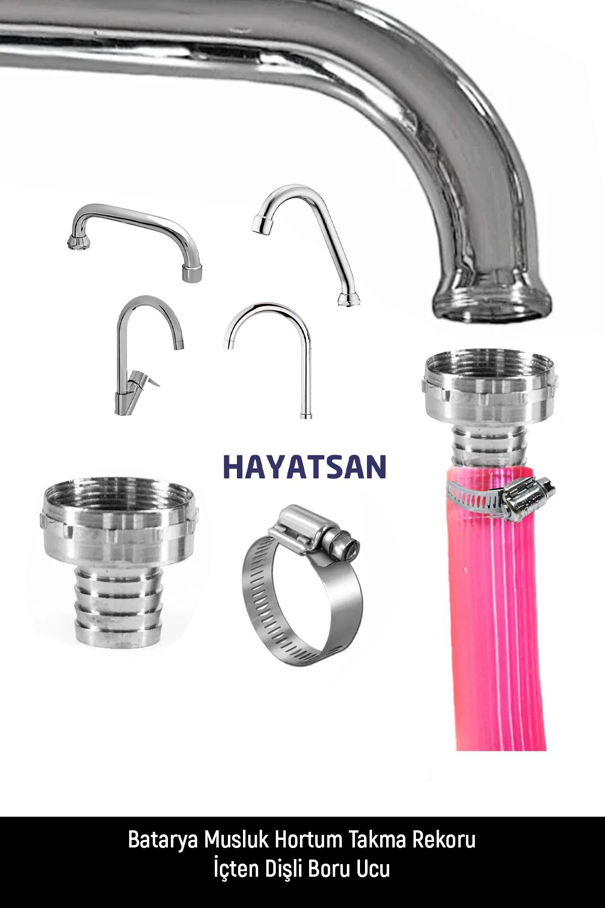 HAYATSAN Hortum Takma Rekoru iç dişli aparat + kelepçe