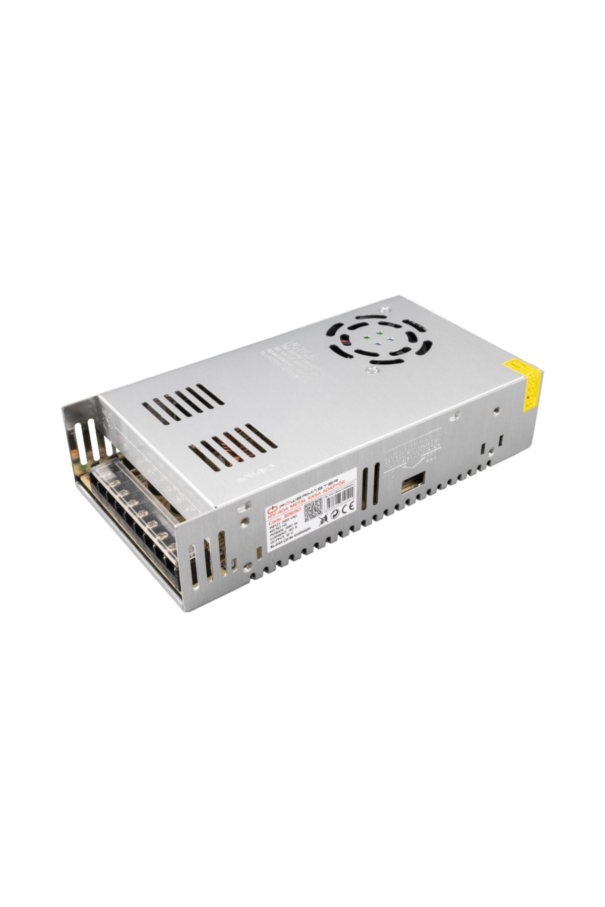 Powermaster BS-1140A 12 VOLT - 480 WATT 40 AMPER METAL KASA ADAPTÖR