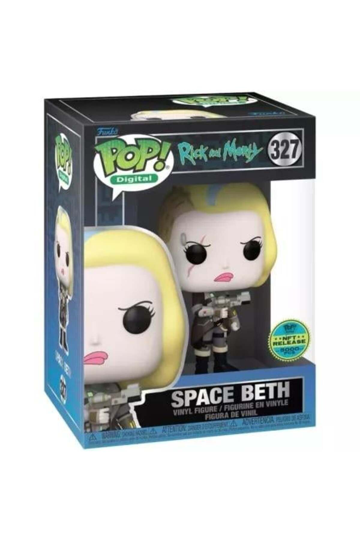 Funko Pop! Digital - Rick and Morty - Space Beth Digital NFT Release #327