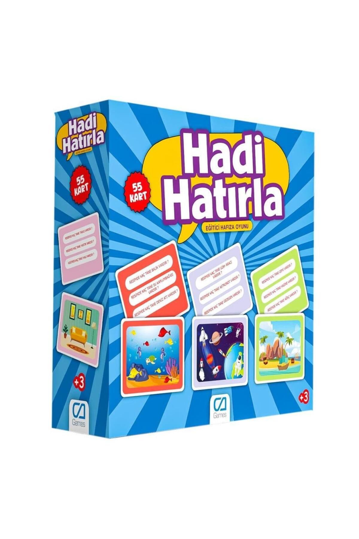 BLACK SPACE 5108 CA Games, Hadi Hatırla - Eğitici Hafıza Oyunu / +5 yaş