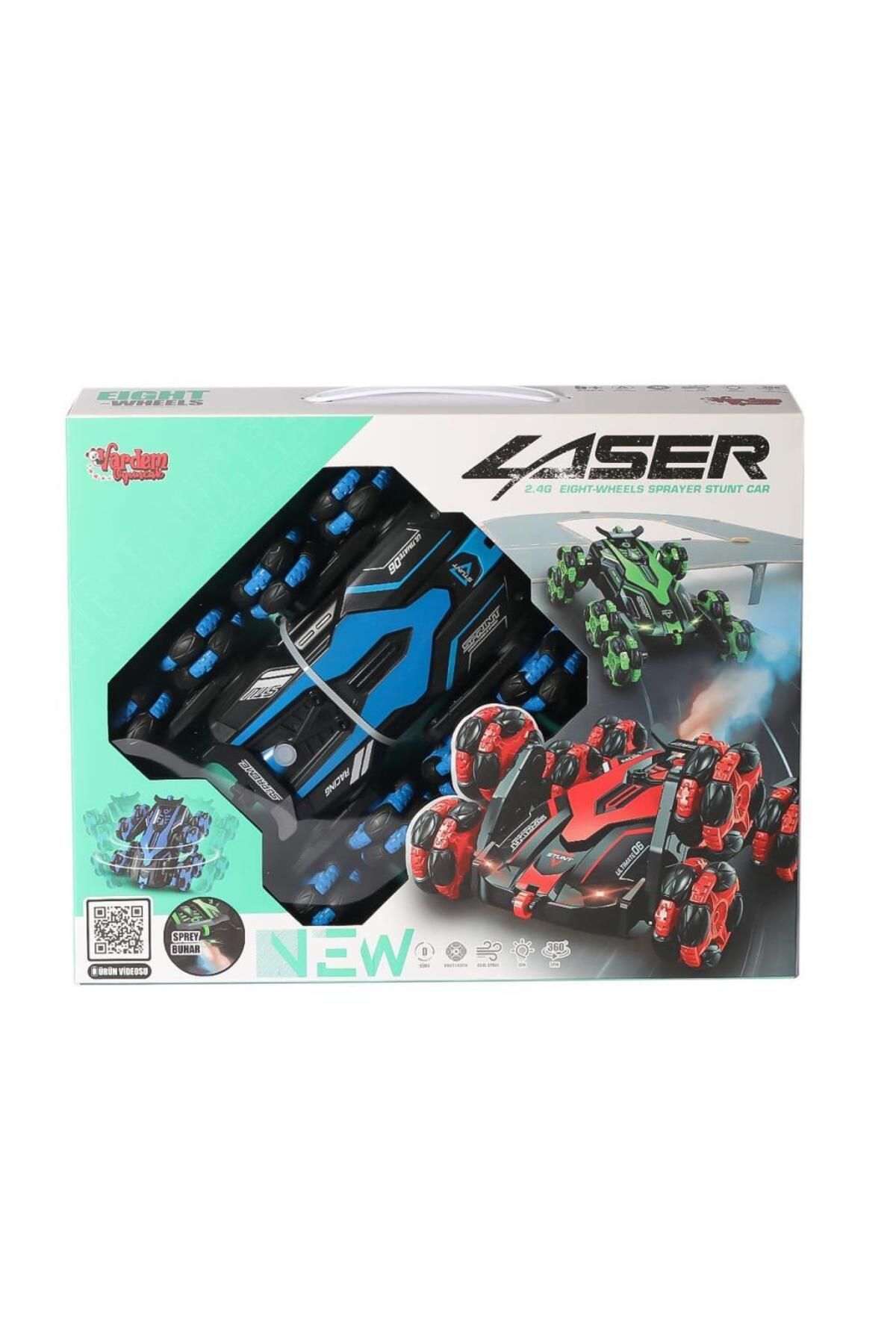 BLACK SPACE Nessi World RQ3022 Kumandalı 8 Teker Buharlı Akrobat Araba -Vardem