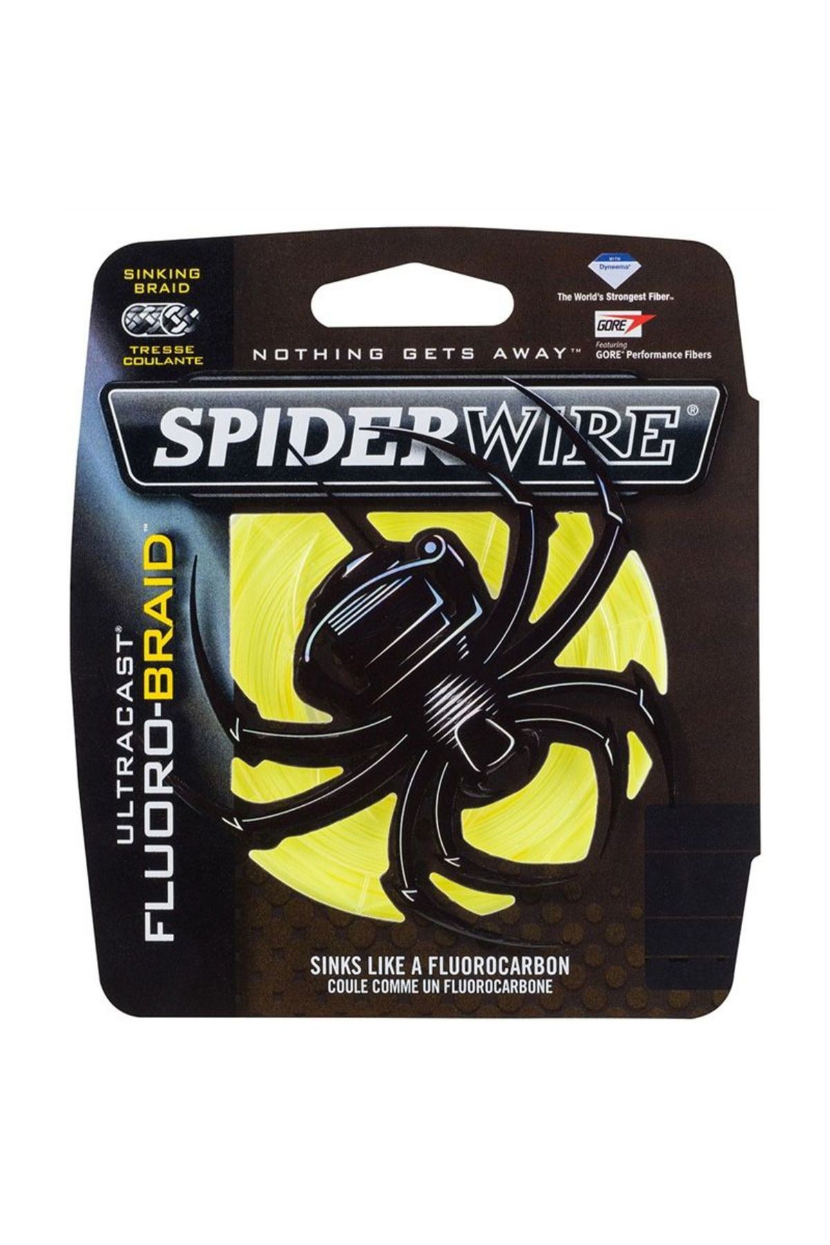 Spiderwire Stealth Braid Fishing Line Ultracast Fluorobraid (Sarı, 110 m)
