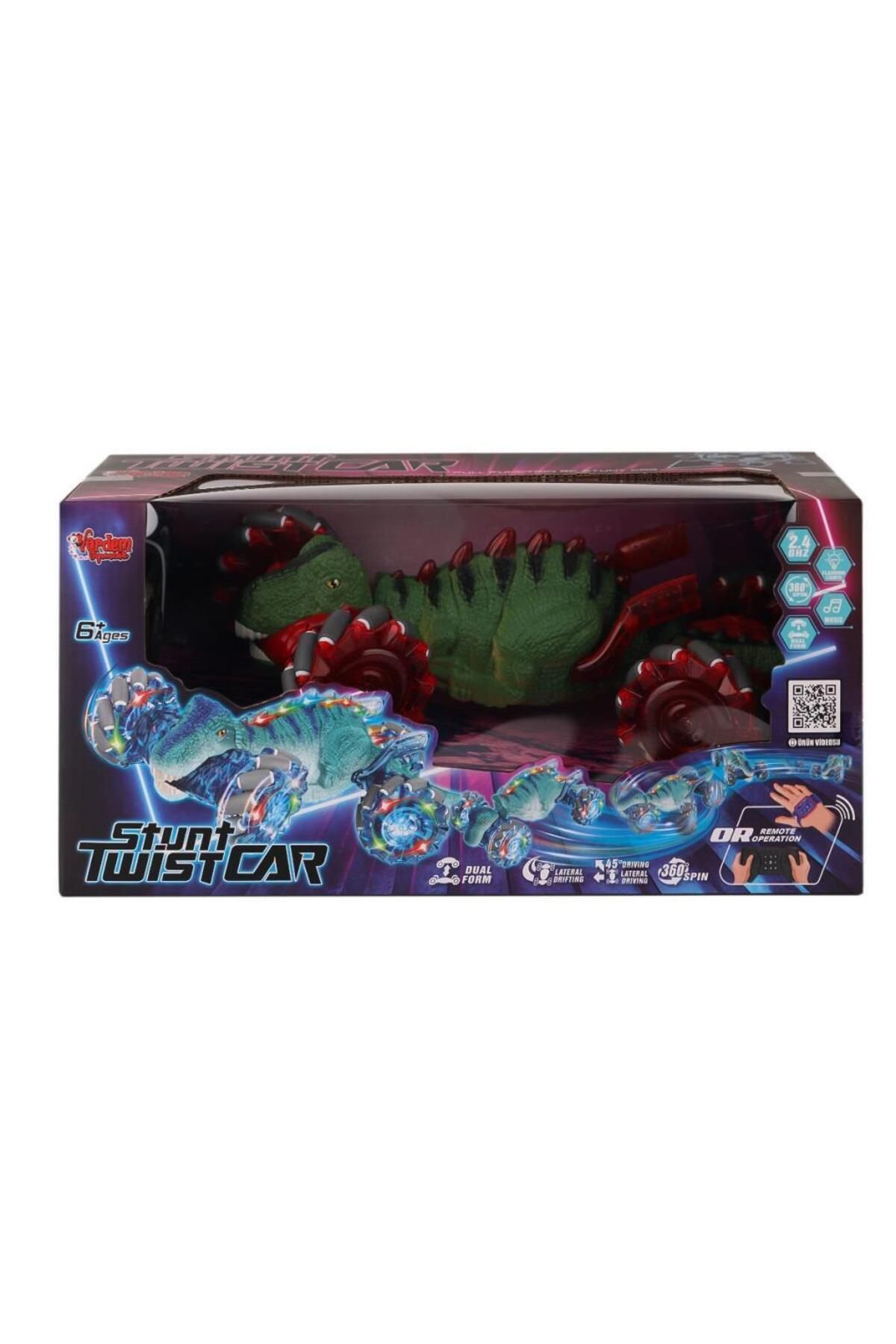 BLACK SPACE Nessiworld HG4-42 Kumanda Bilekten Kontrol Stunt Twist Dinazor Araba -Vardem