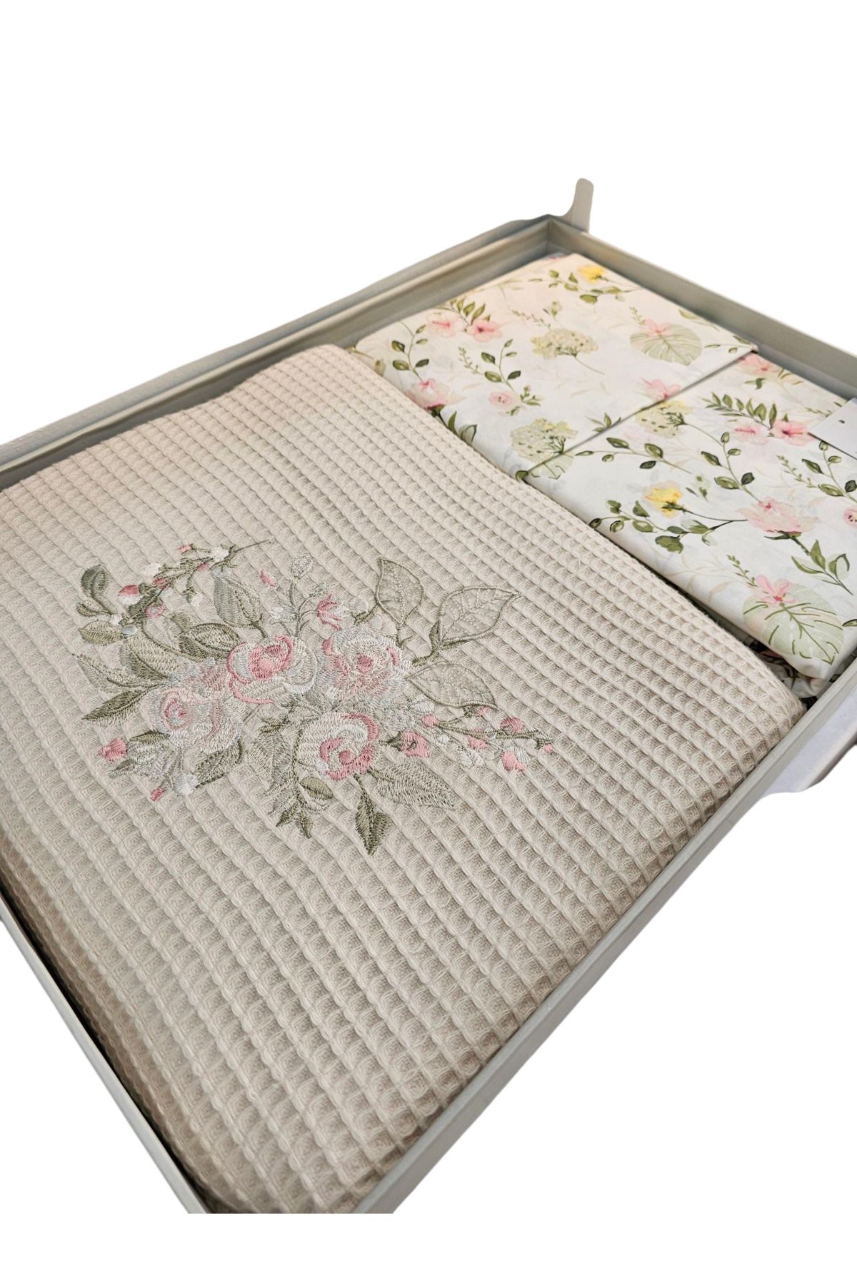 KÜBRAHOME'S-Pupilla Salmon Double Personality Cotton Pink Set 2