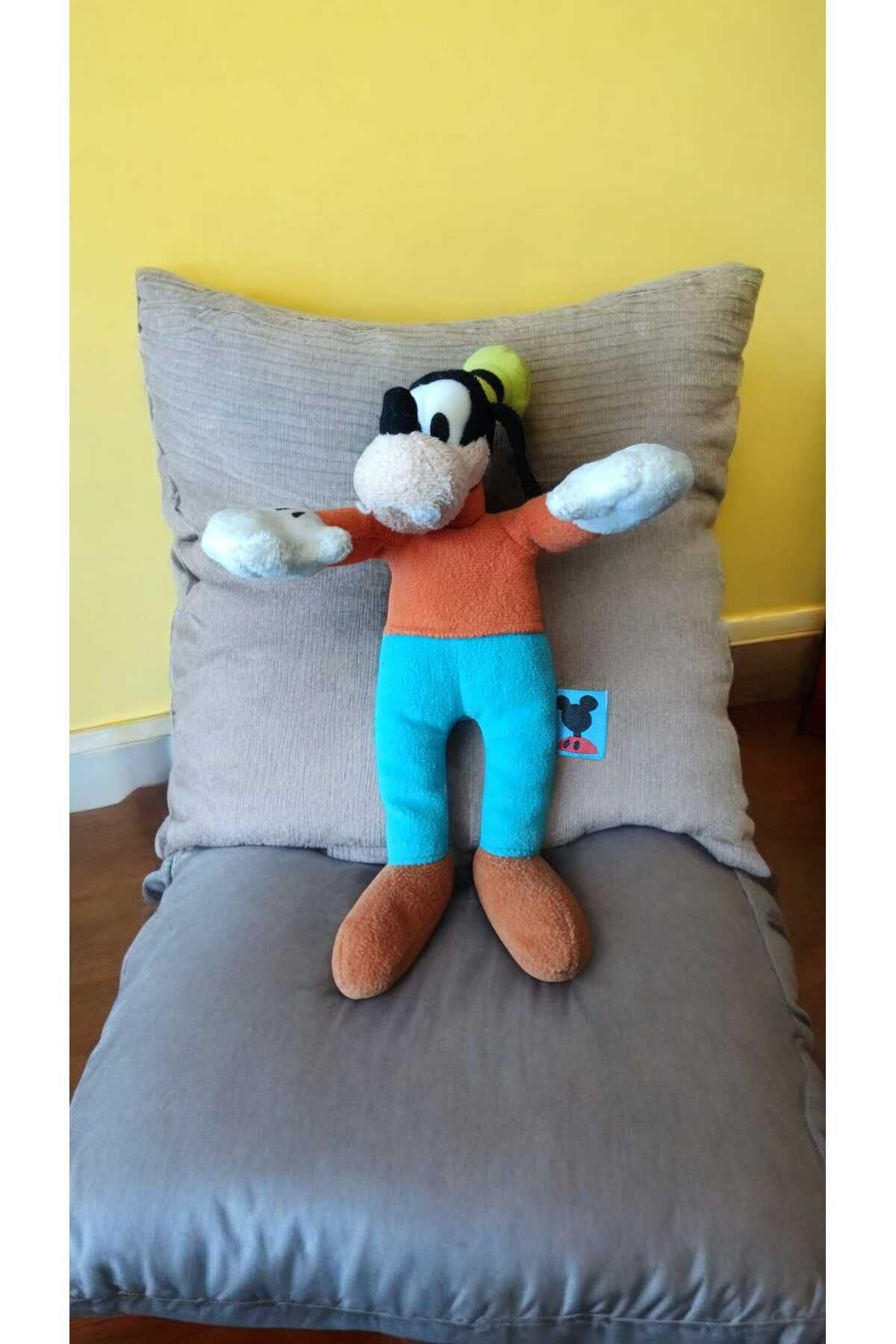 Hureggo vintage mıckey mouse karakteri goofy orijinal peluş & 24 cm