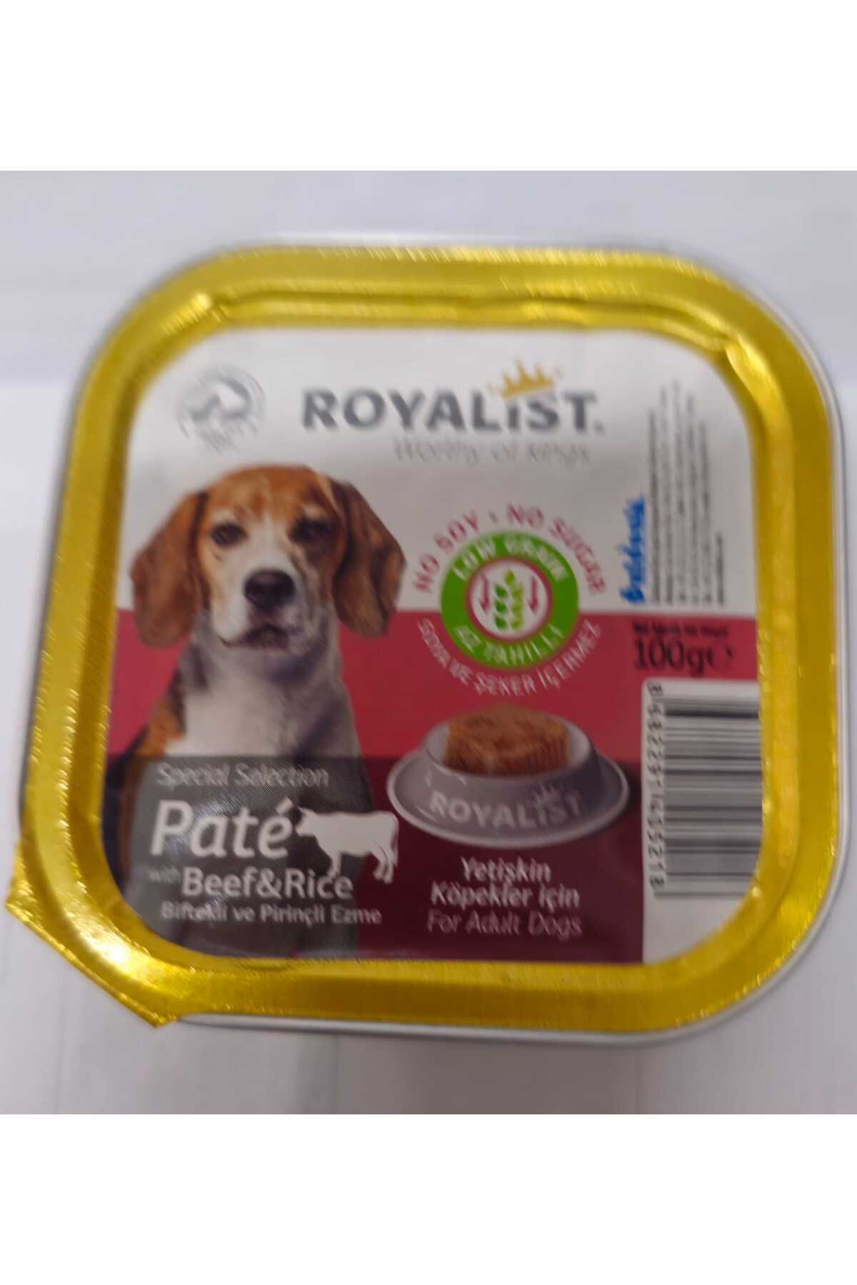 Royalist ROYALİST BEEF&RİCE PATE KÖPEK 100 GR
