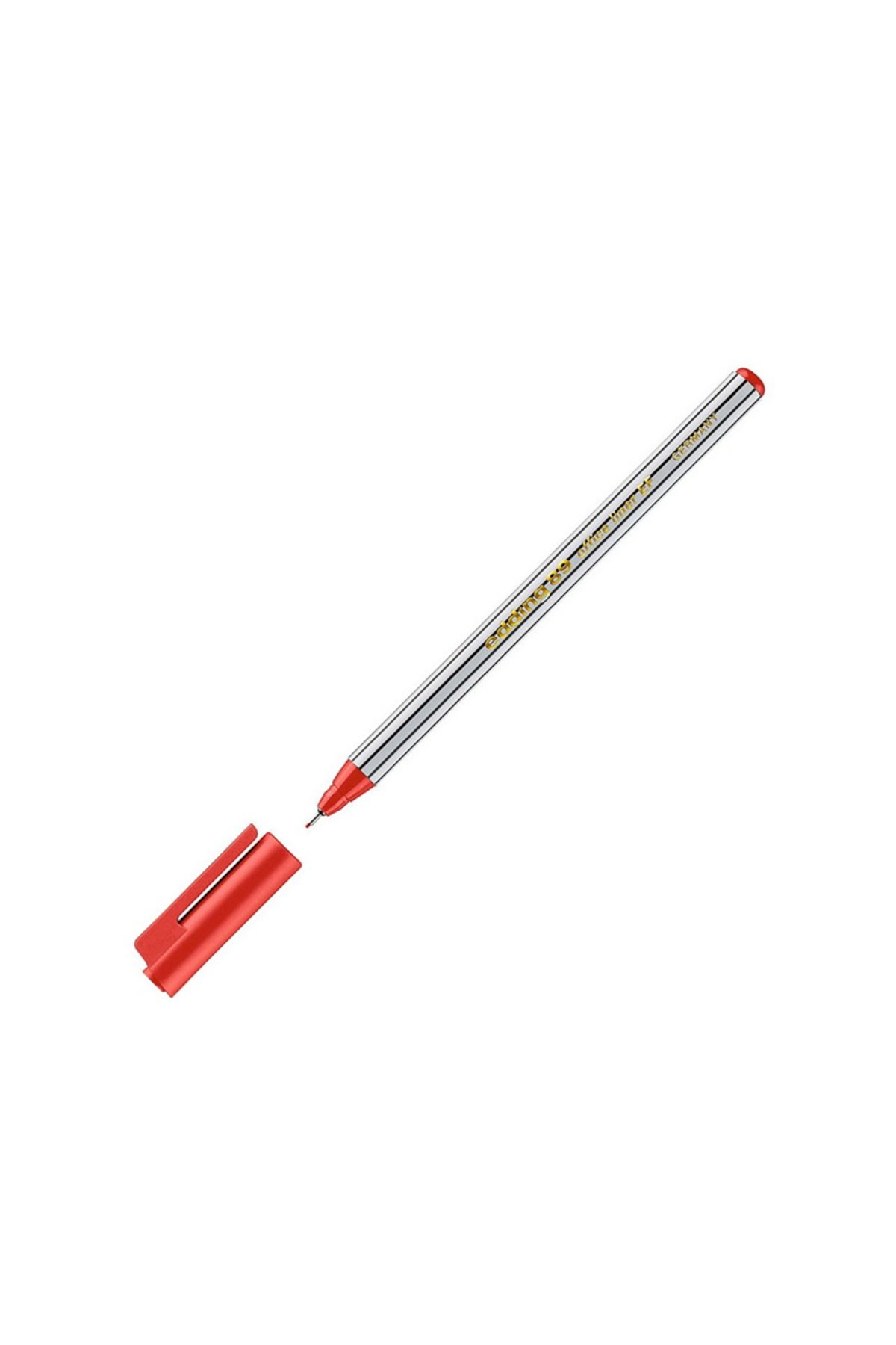 Edding 89 Kırmızı Fiber Uç Kalem