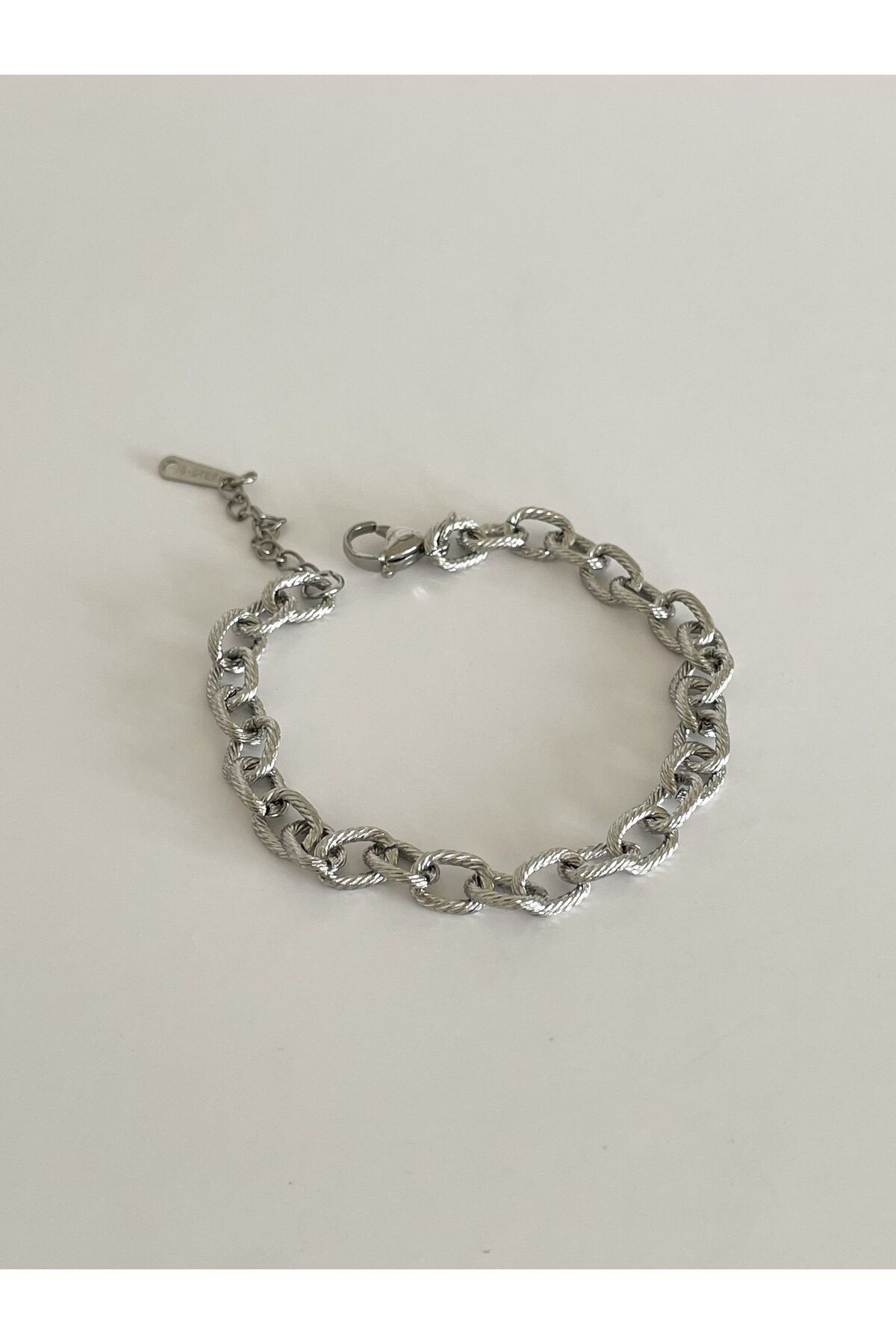 I VENÜS Accessories Burgu Zincir Model Çelik Bileklik