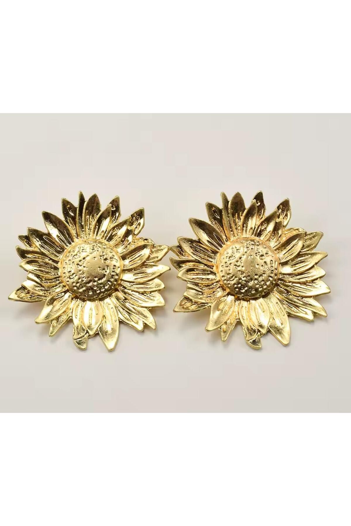 Venus Design Çelik Sunflower Küpe