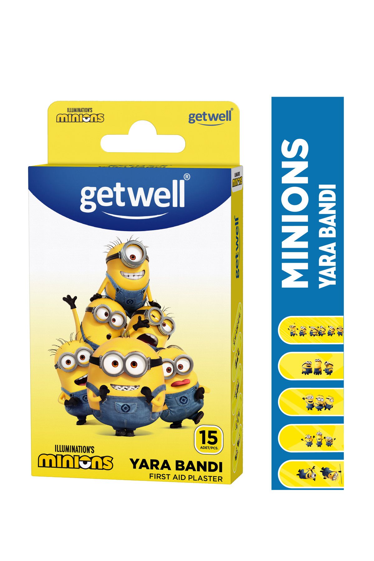 Getwell Minions Minyonlar Lisanslı Yara Bandı 15 adet