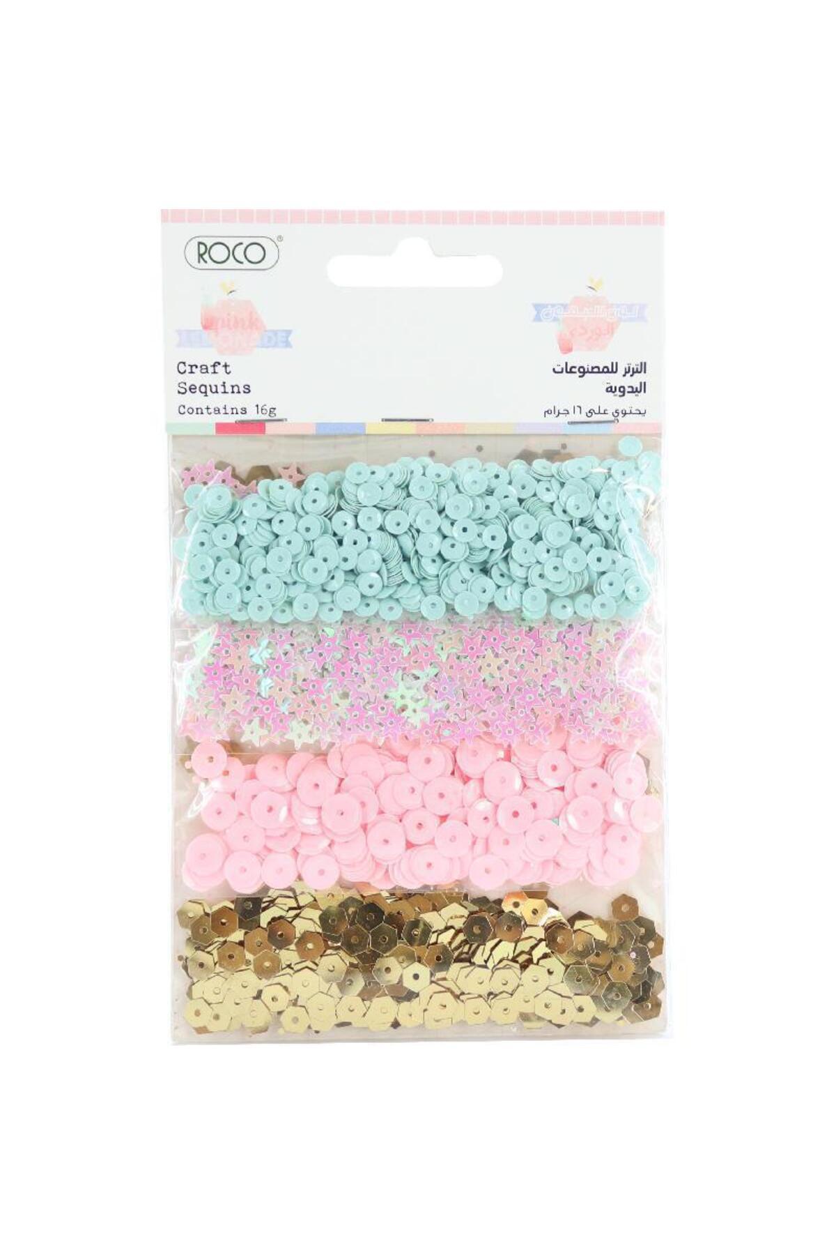 Roco-Sequins Pink Lemonade Assorted Color, 02 kg ( 04 lb ) 1