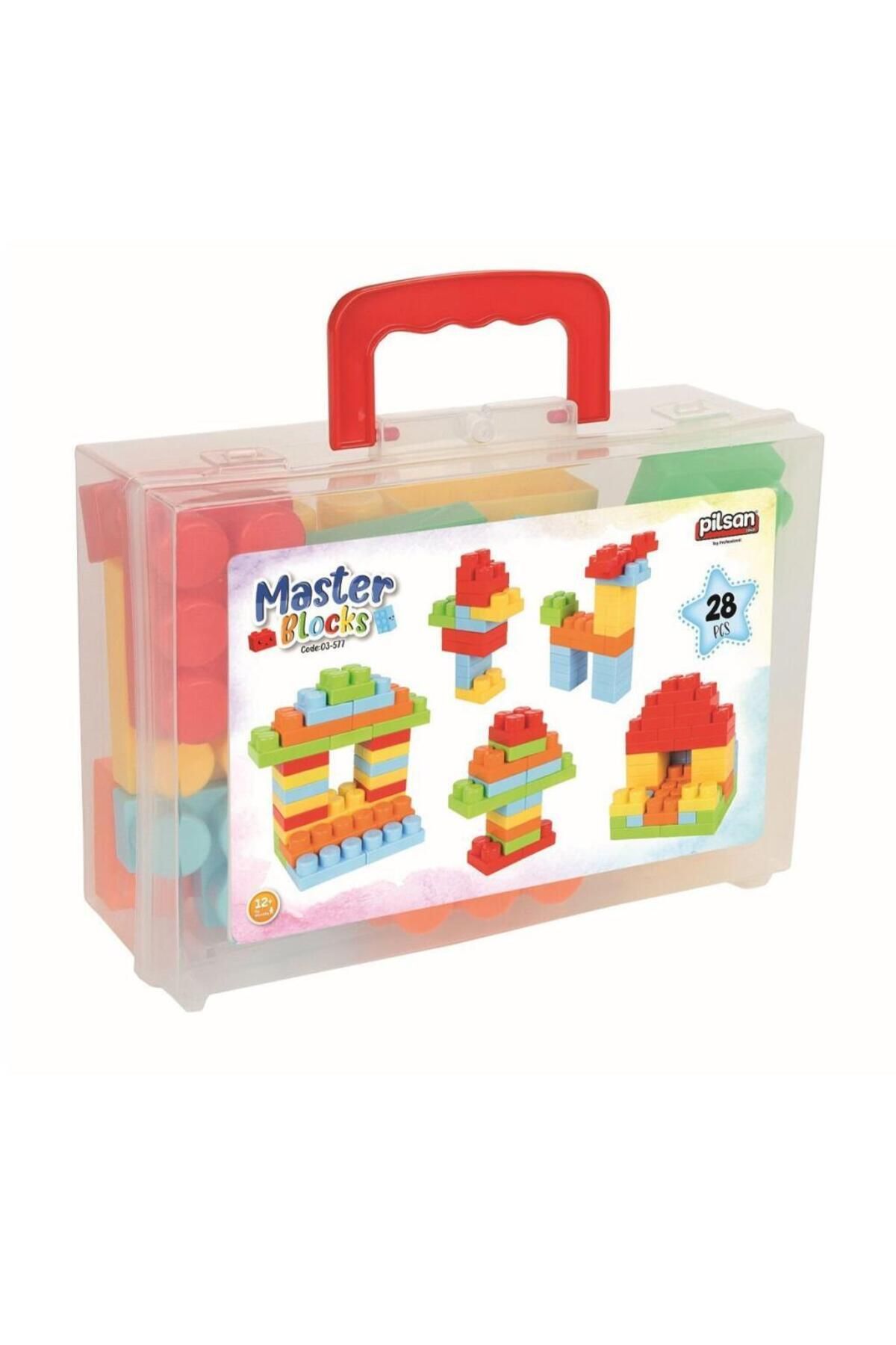 BLACK SPACE Nessiworld 03 577 Master Bloklar 28 Parça Çantalı -Pilsan Oyuncak