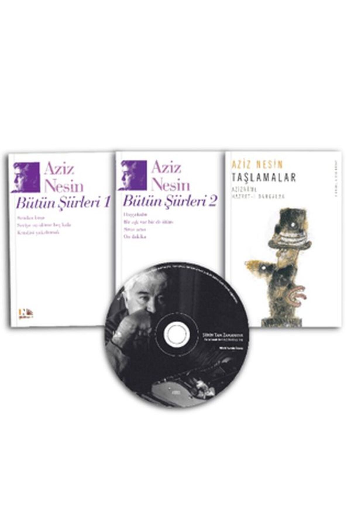 Nesin Matematik Köyü Aziz Nesin'den Şiirler: 3 Kitap 1 CD