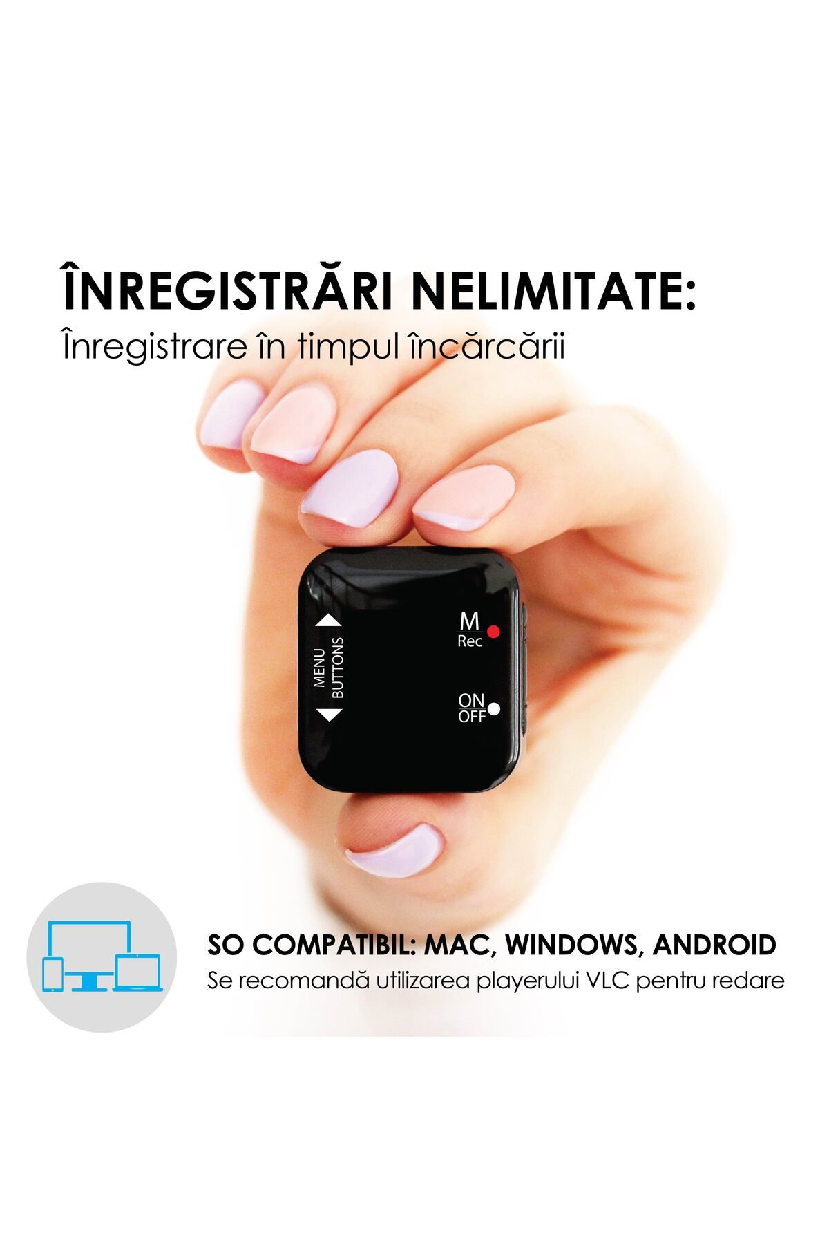 Minitechnics-Professional Voice Recorder with Password and Settable Voice Activation, 16Gb Memory - 1144 hours - 1536 kbp 2