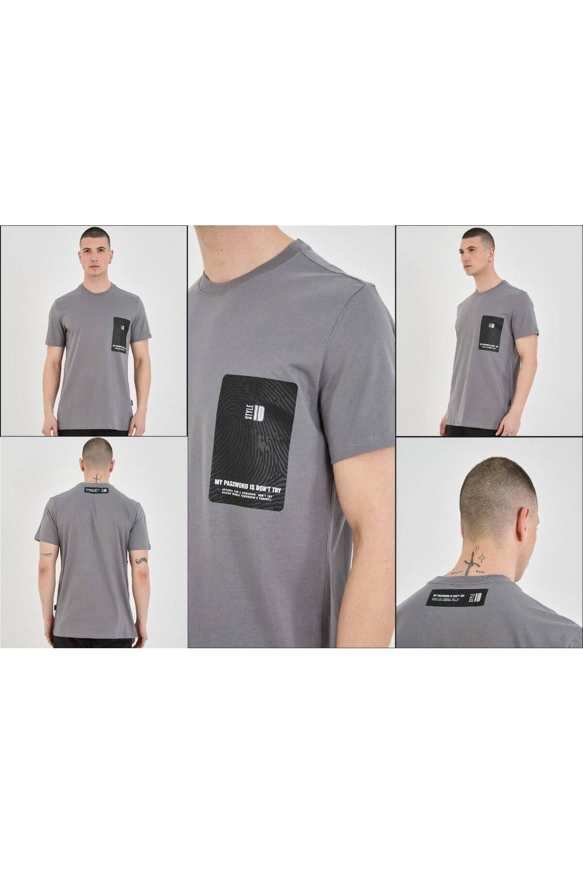 Key Denim ERKEK REGULAR FİT BASKILI T-SHİRT