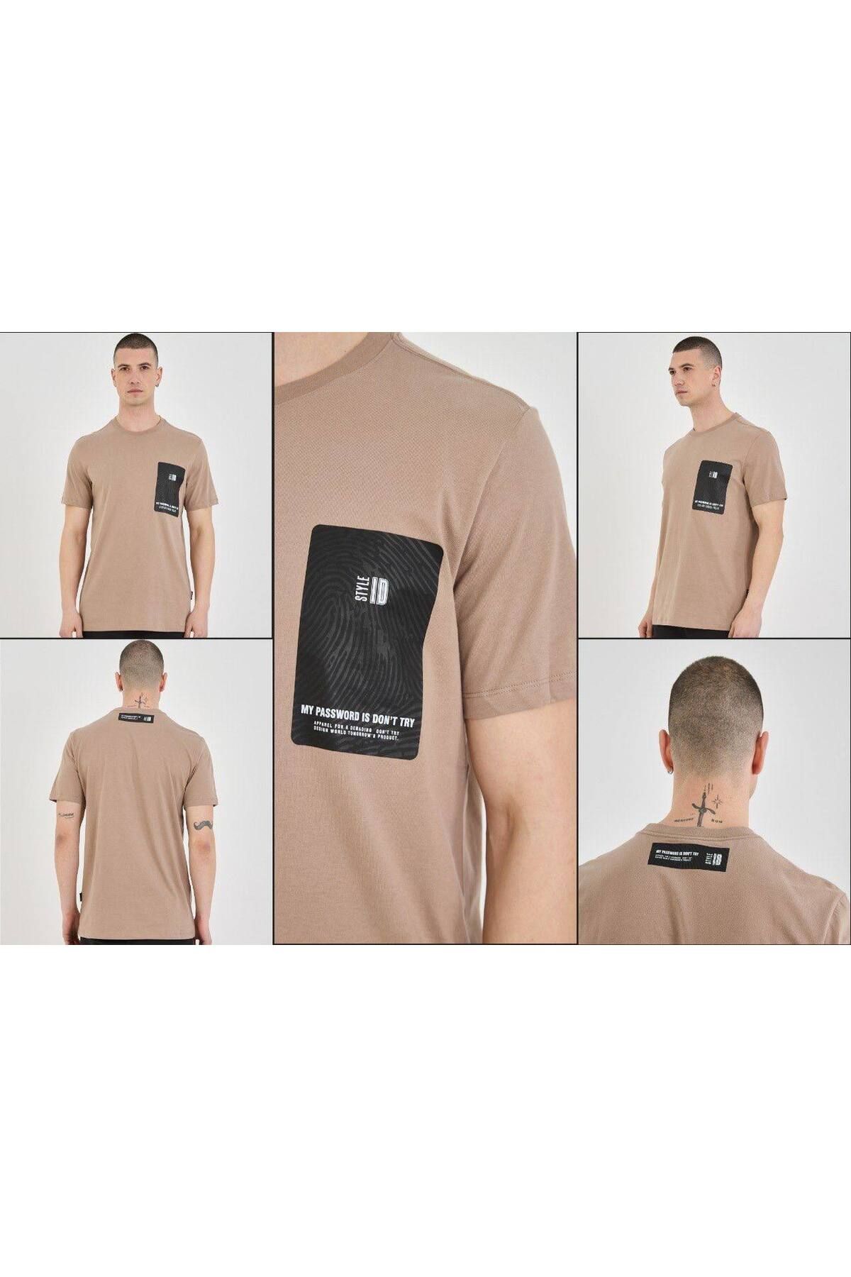 Key Denim ERKEK REGULAR FİT BASKILI T-SHİRT