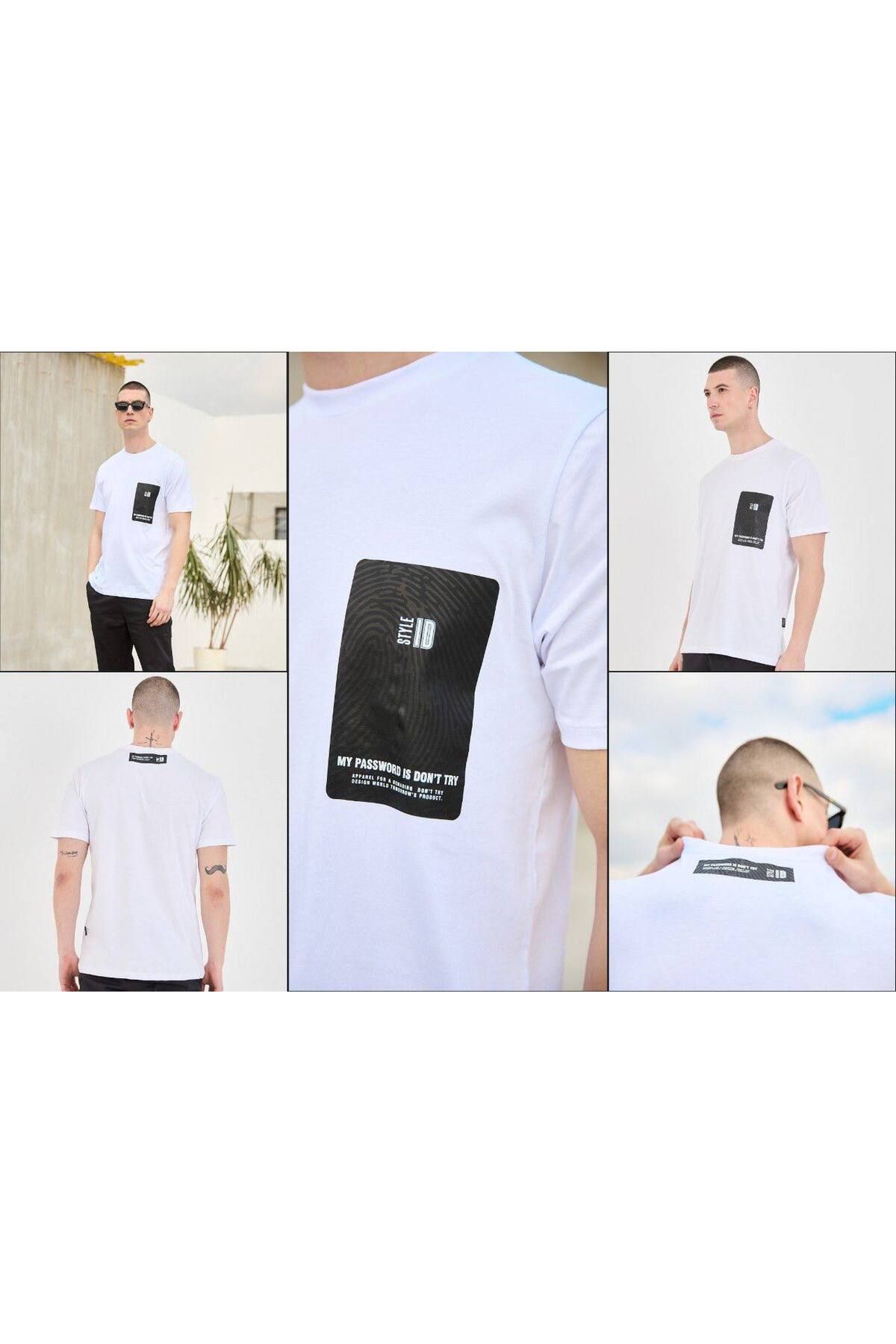 Key Denim ERKEK REGULAR FİT BASKILI T-SHİRT